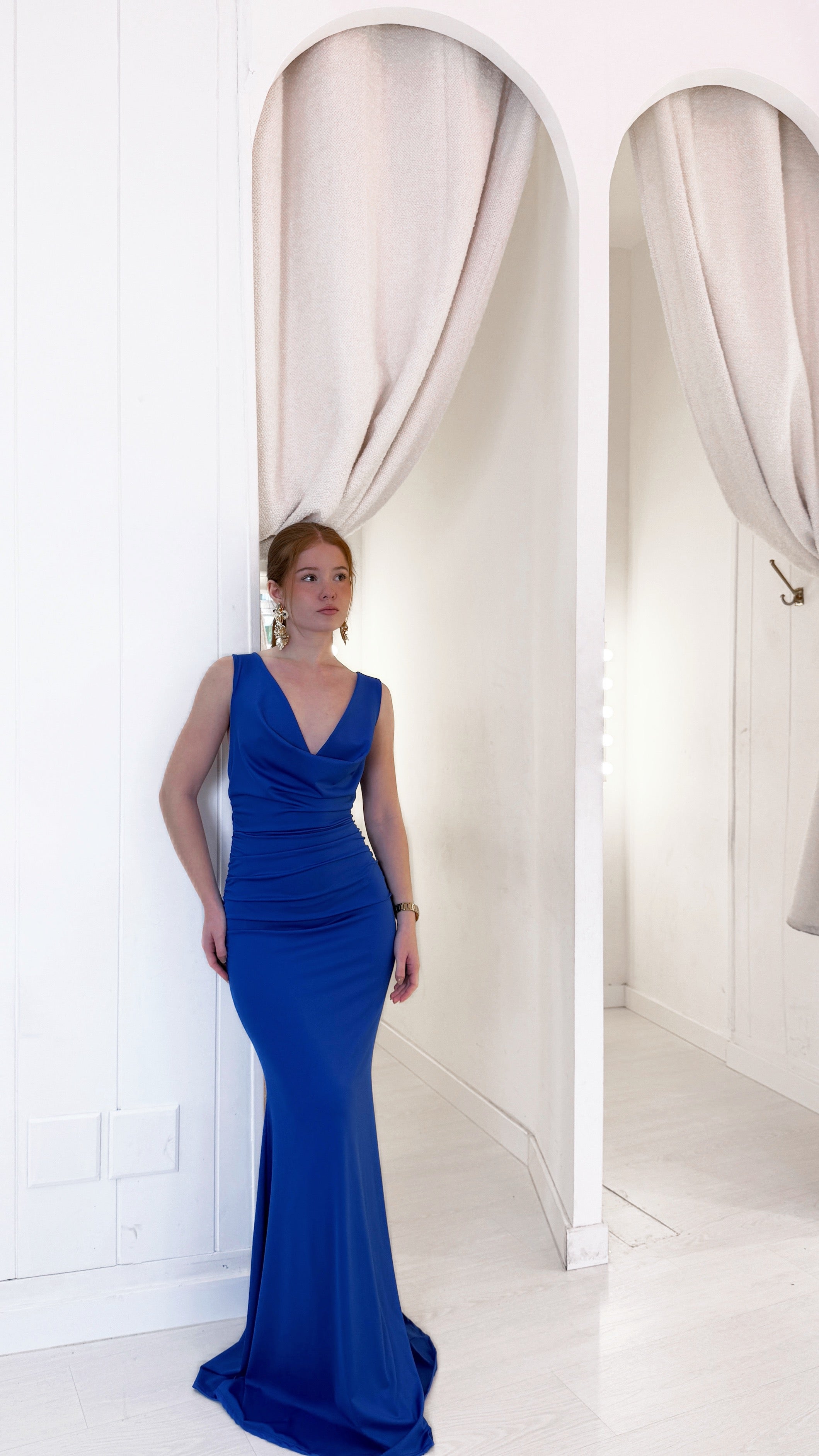 Rhode dress - azul eléctrico