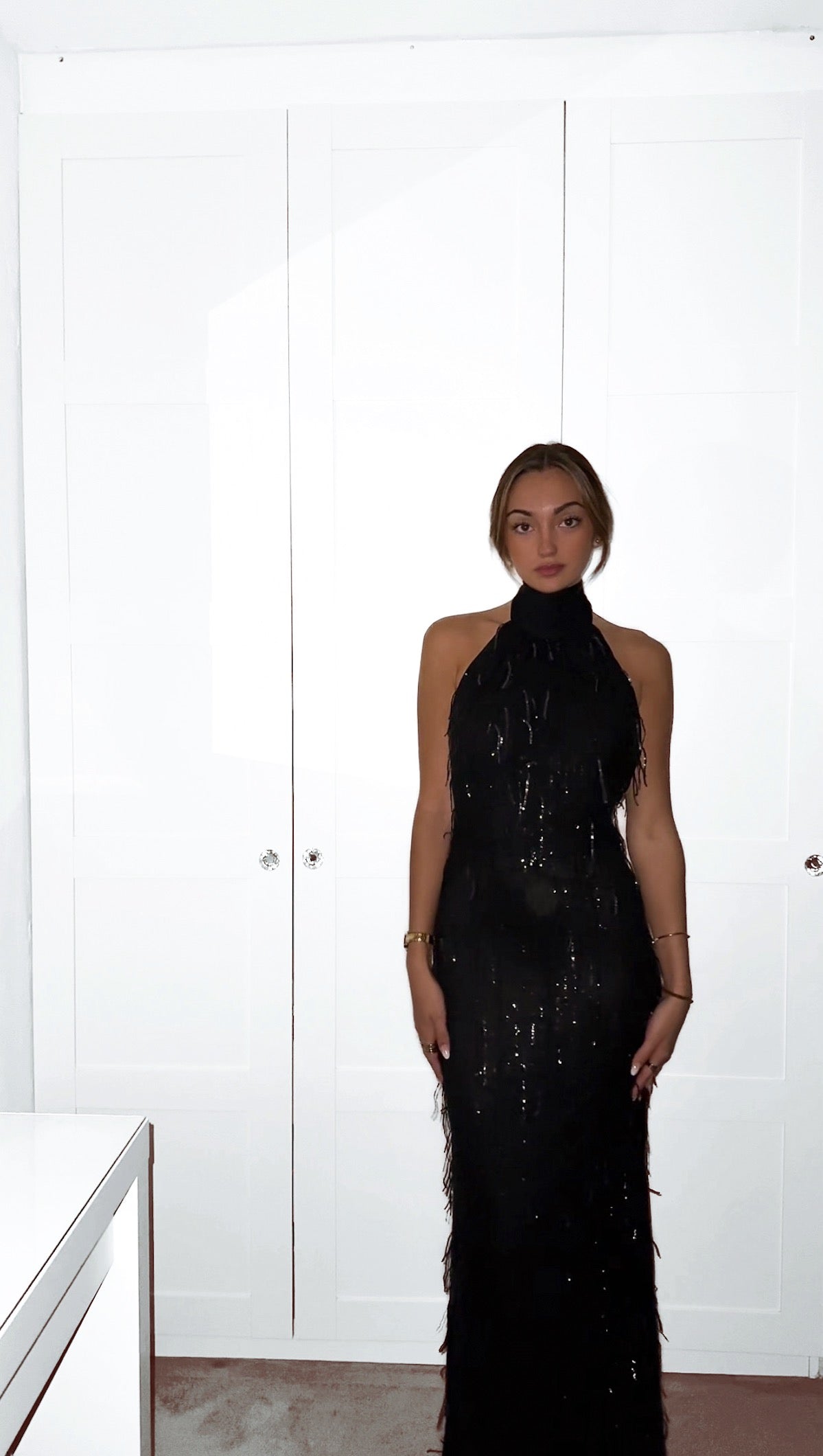 Glitterfalls long dress