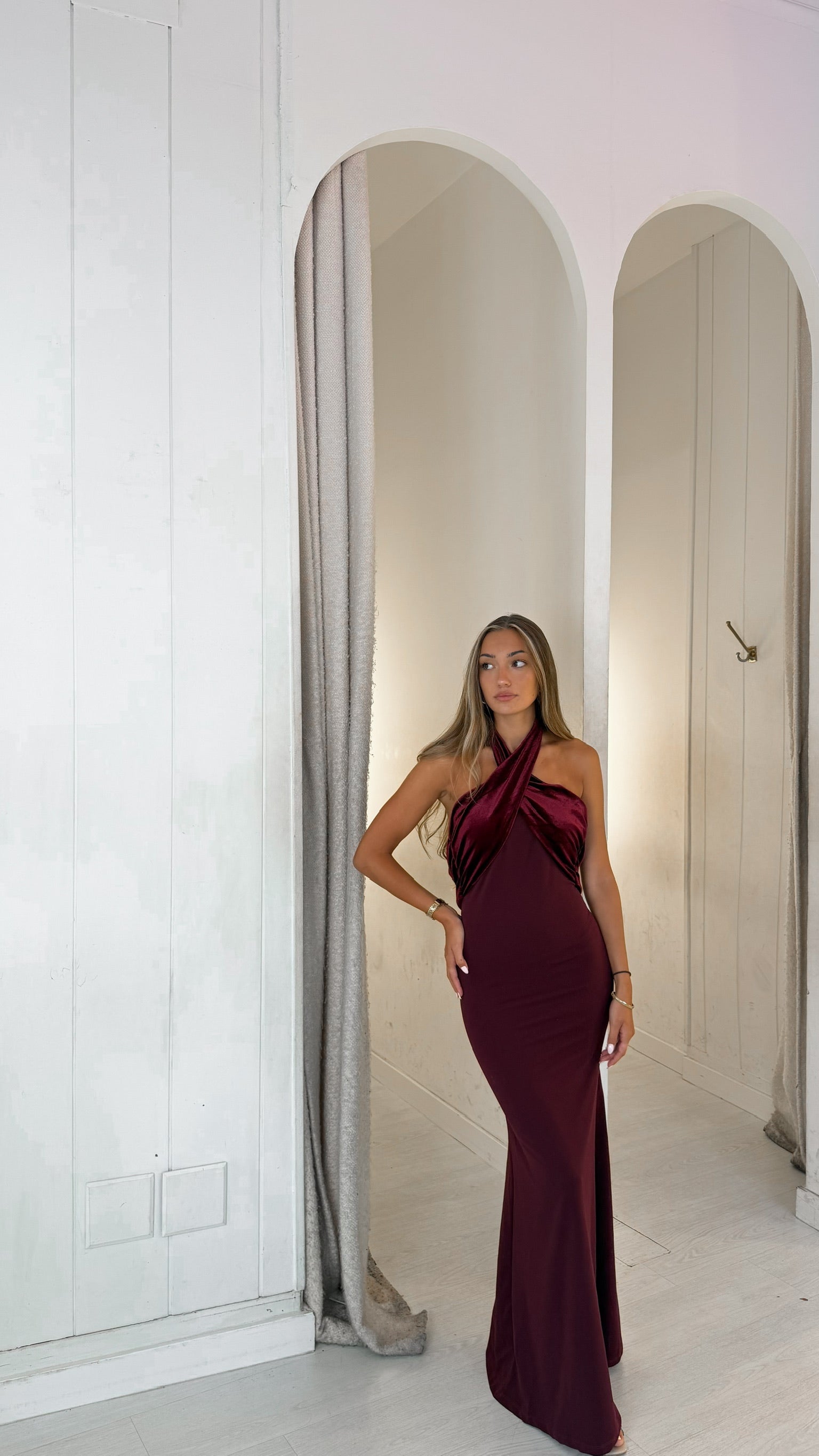 Truffle dress - burdeos