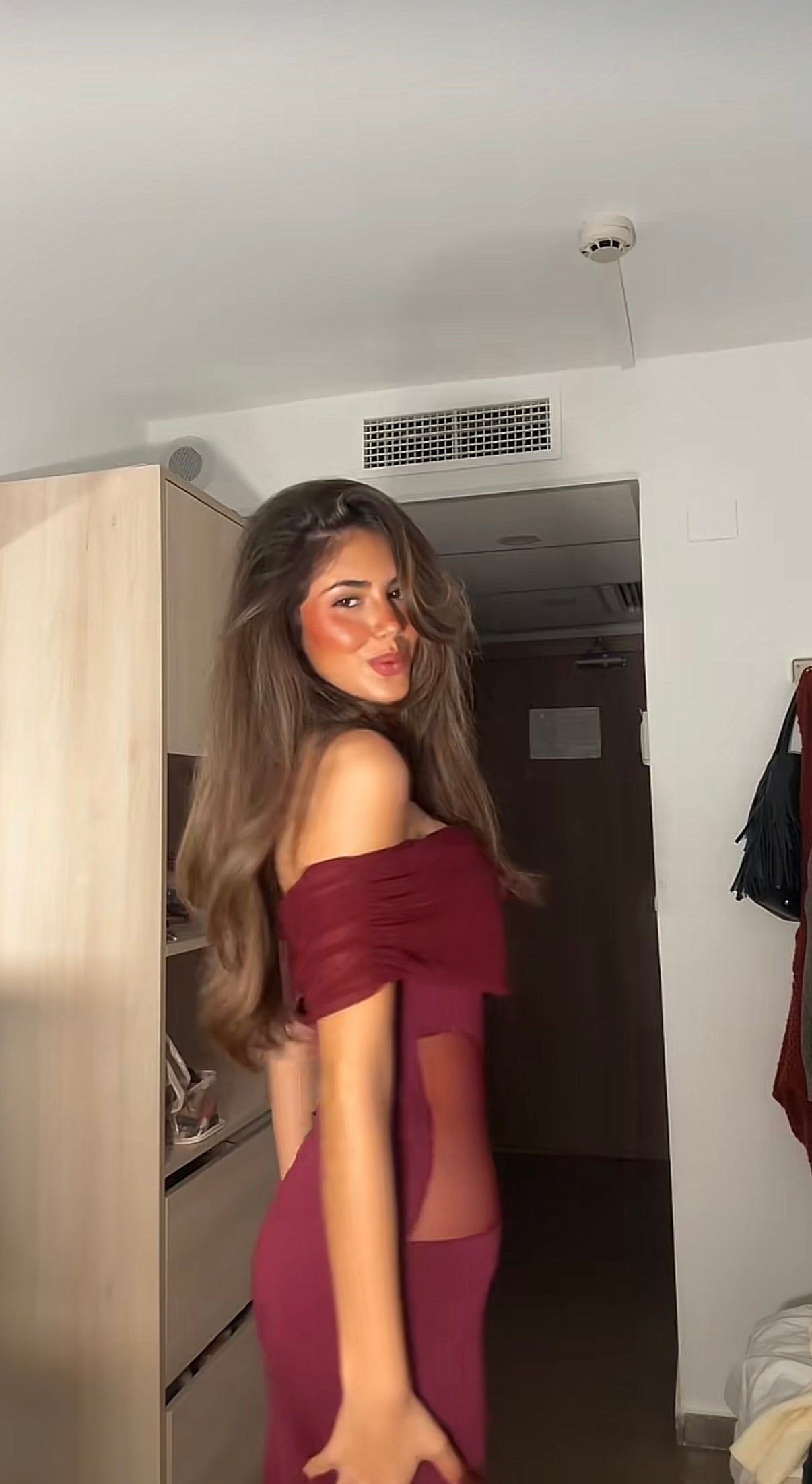 Hailey dress - burdeos