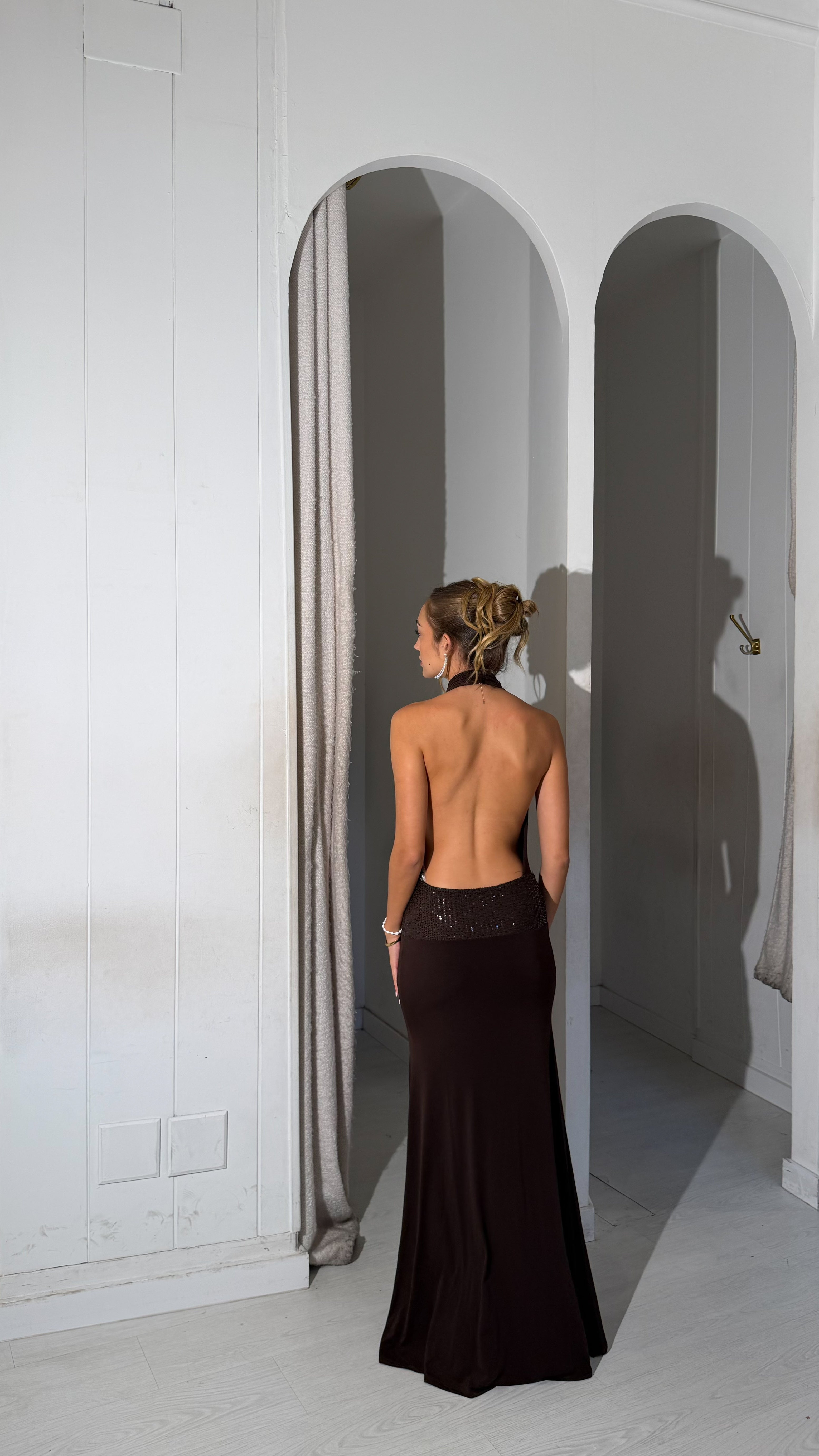 Frozen dress - marrón