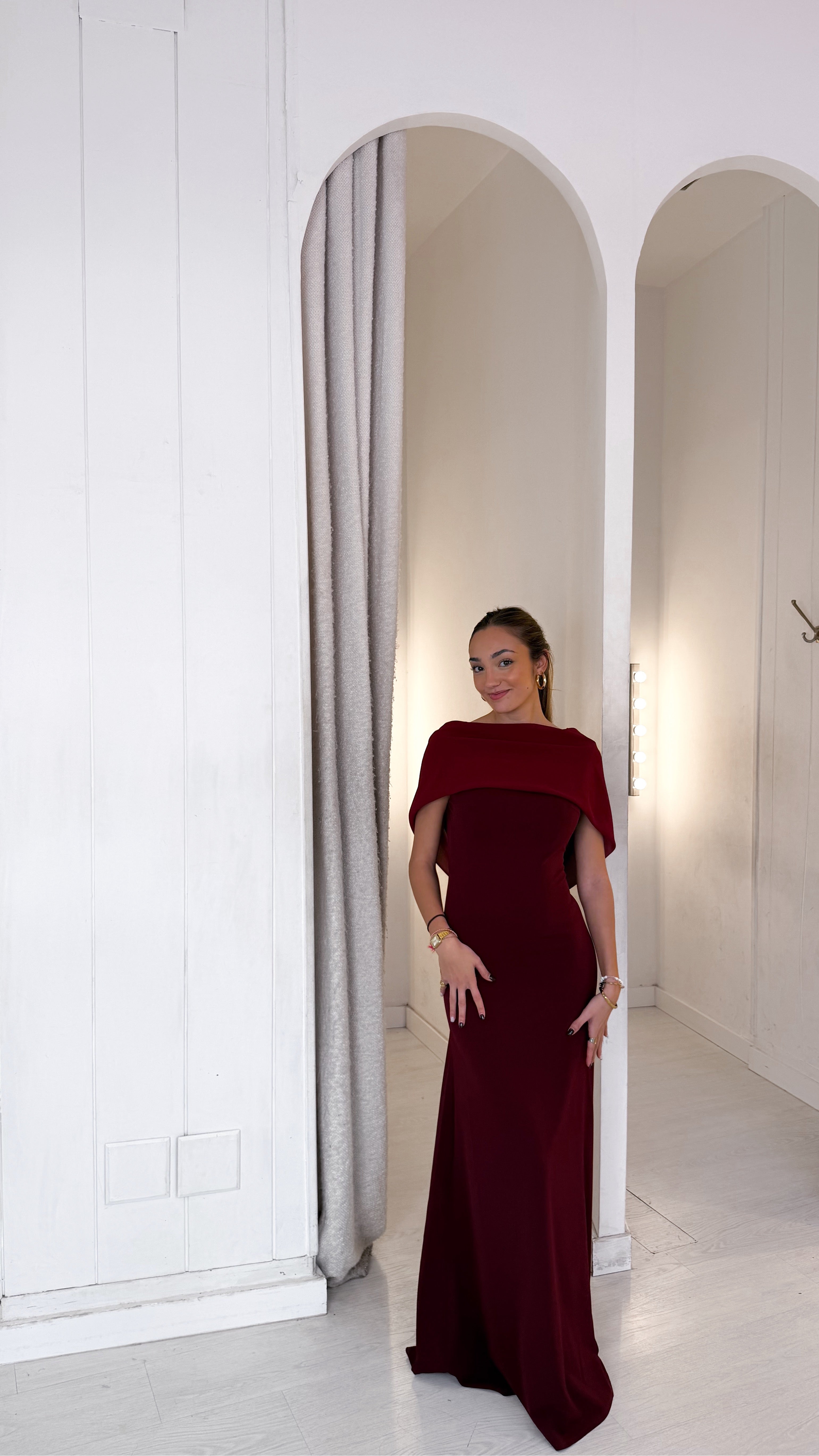 Portofino dress - burdeos
