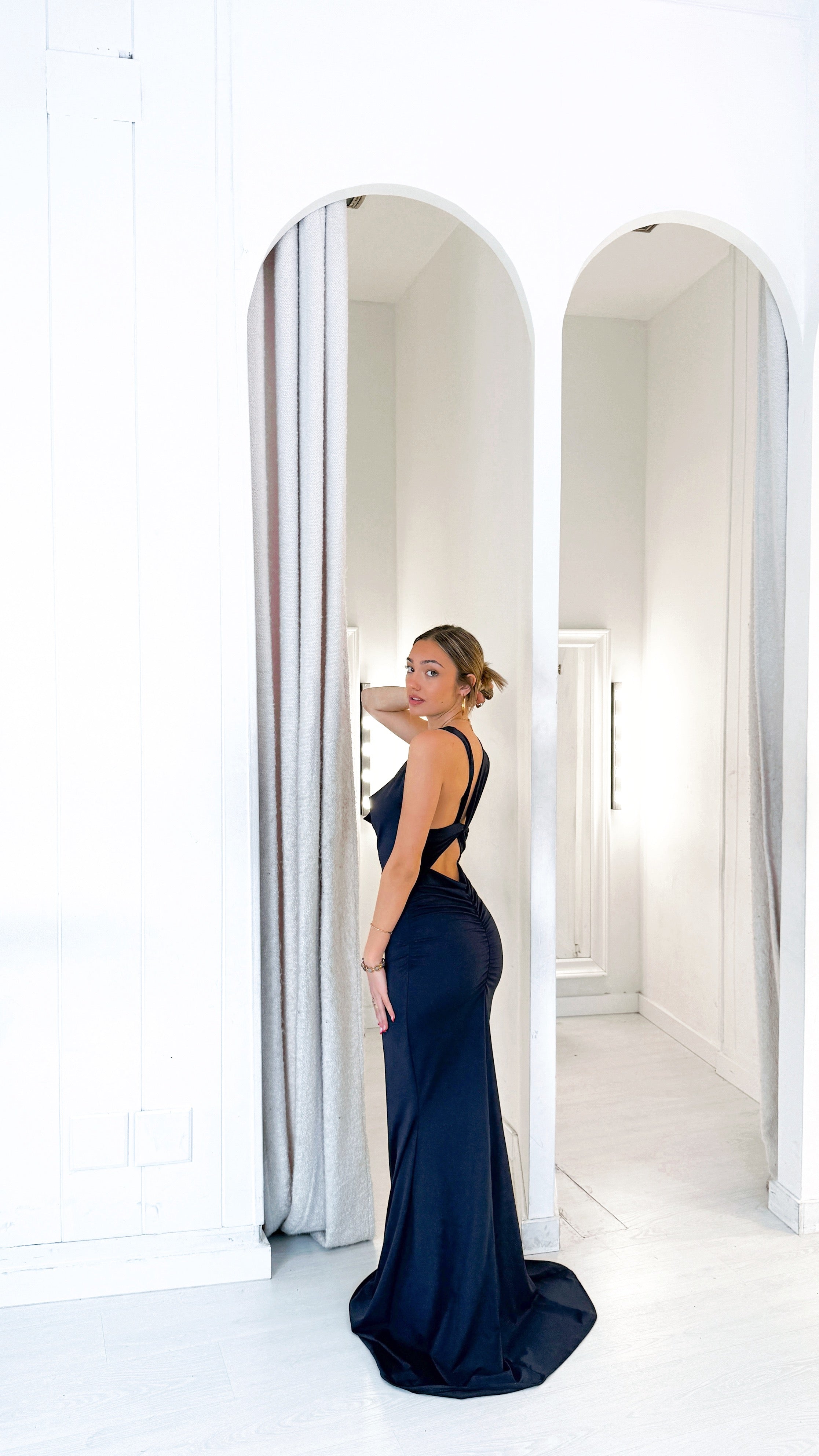 Rhode dress - azul marino