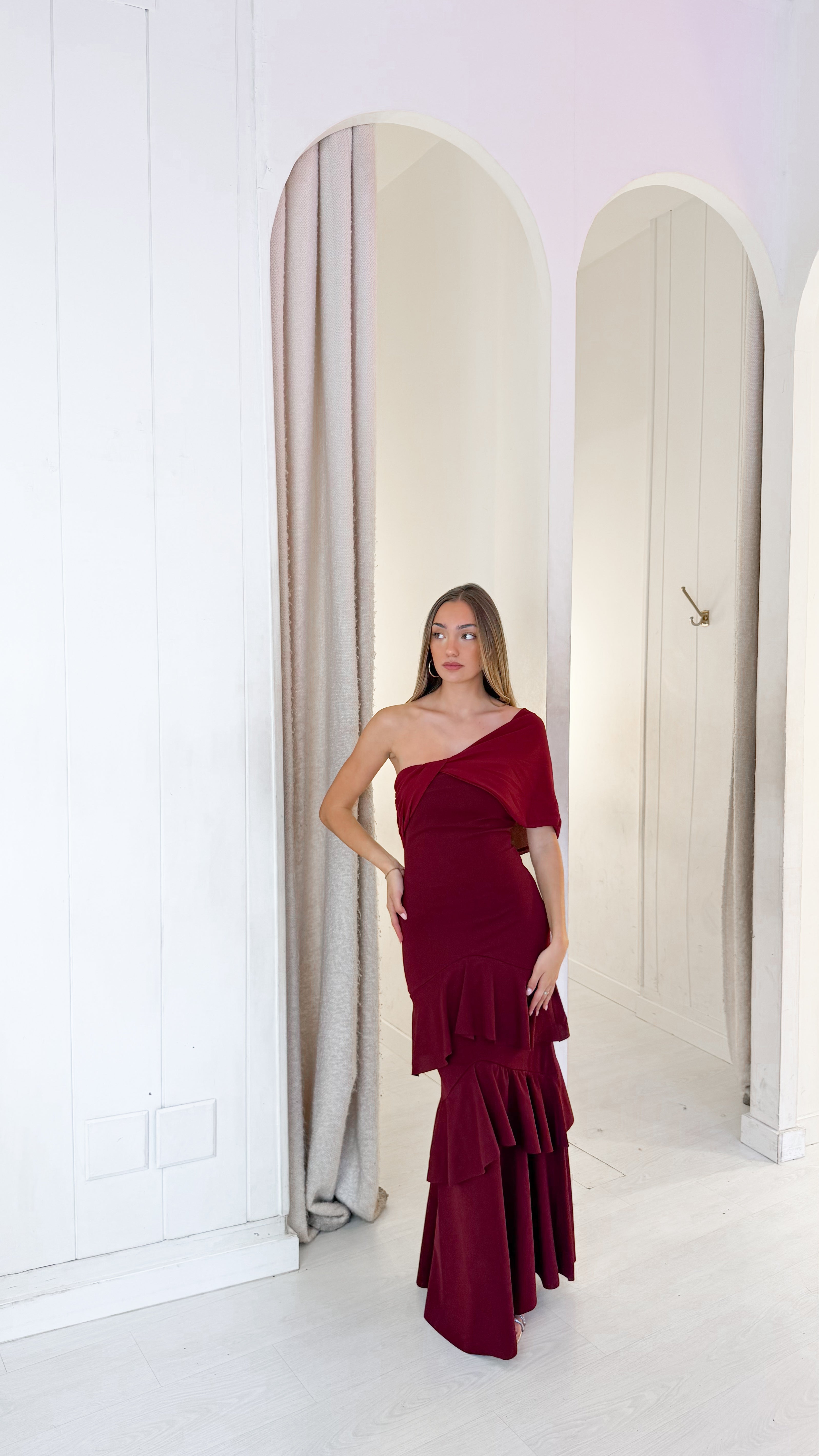 Saint-Tropez dress - burdeos