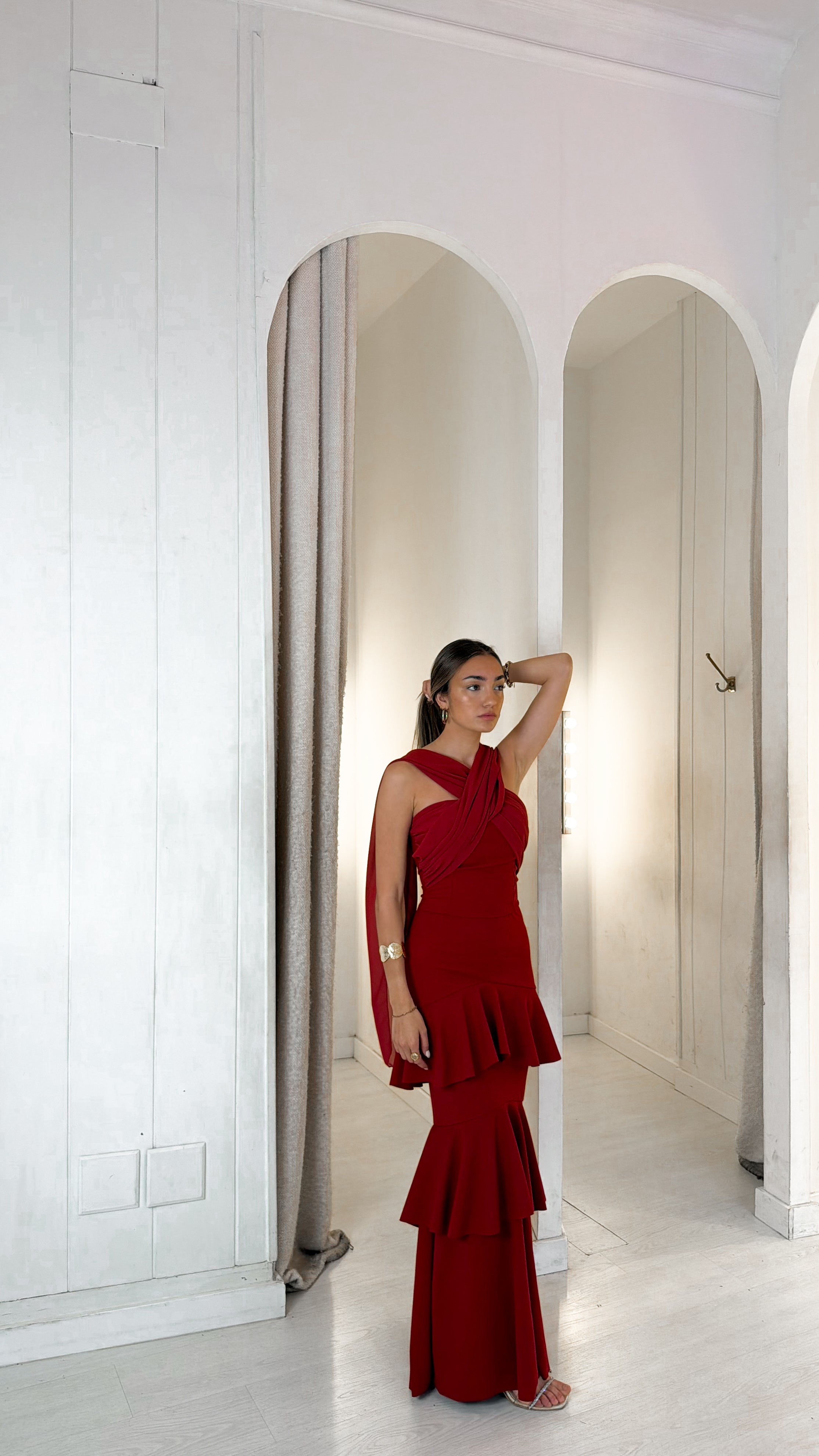 Sevilla dress - burdeos