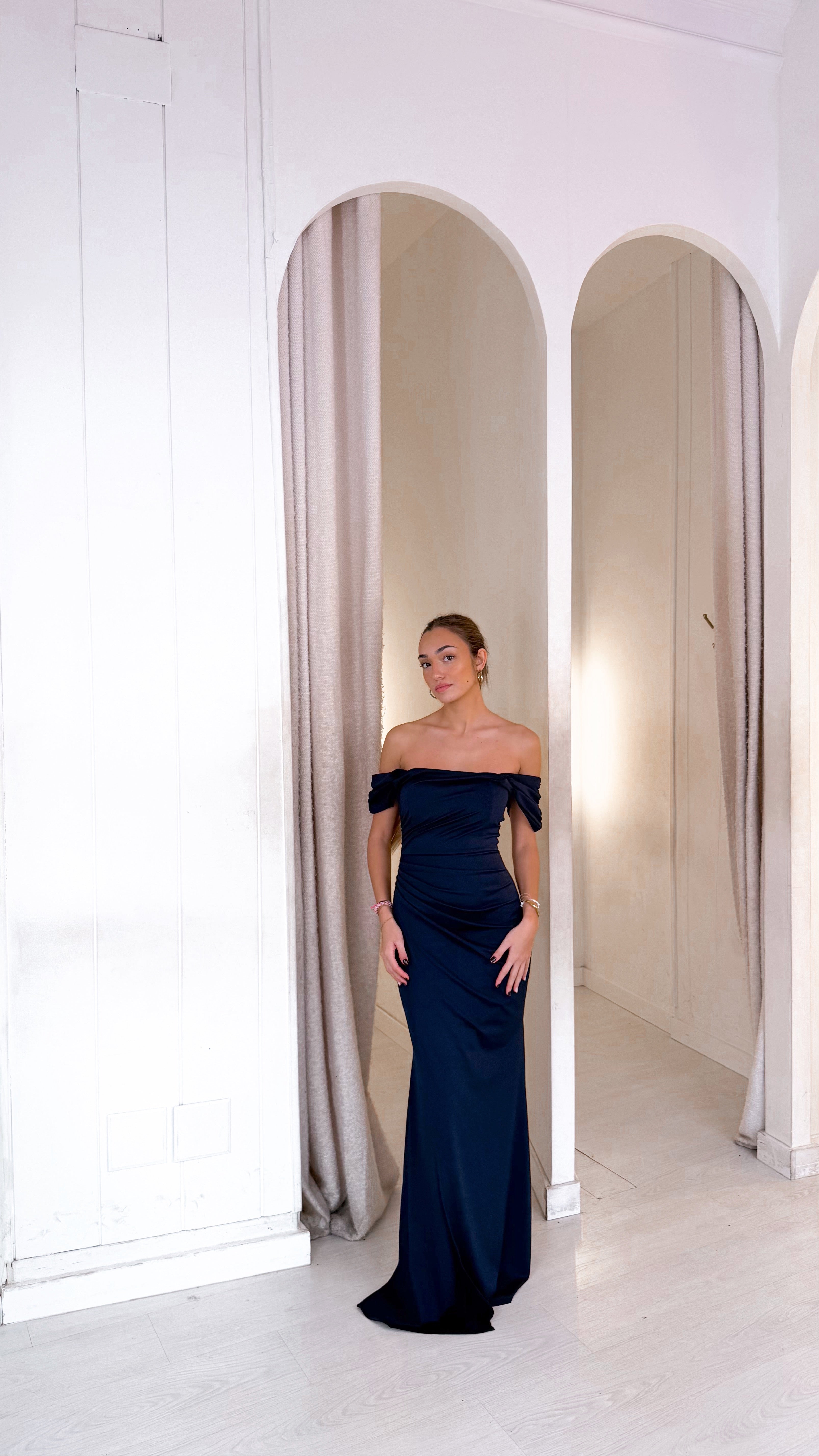 Scarlett dress - azul marino