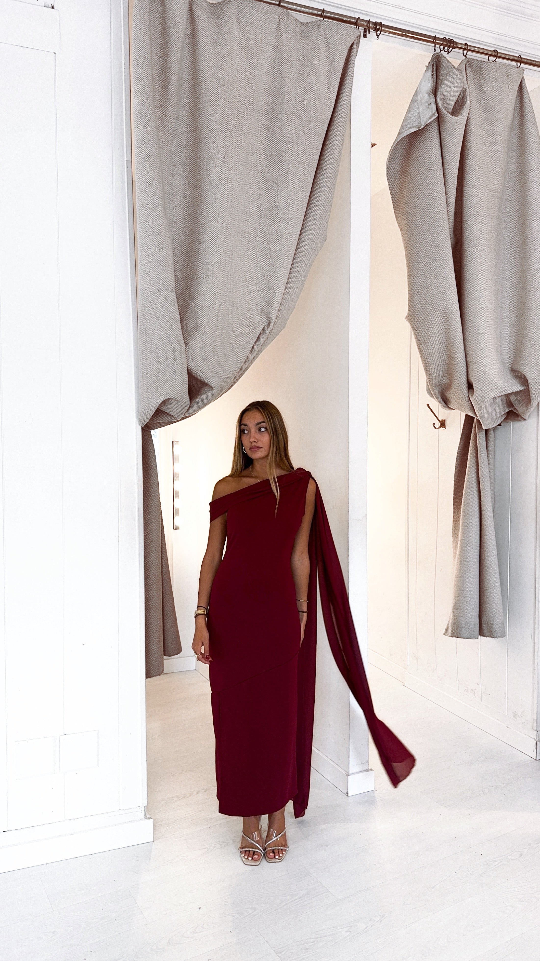 Giulia dress - burdeos