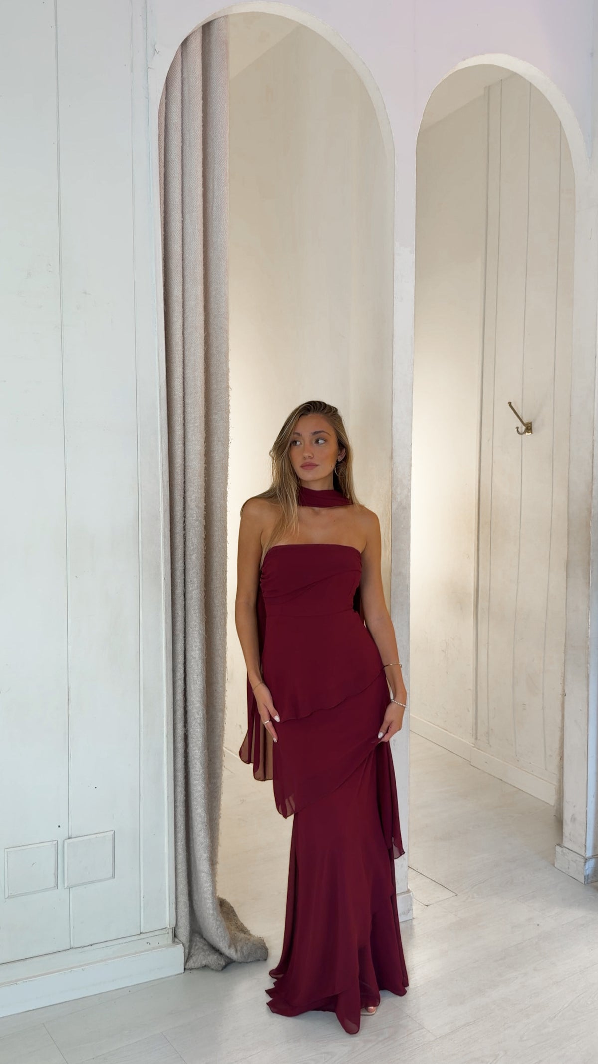 Bliss dress - burdeos