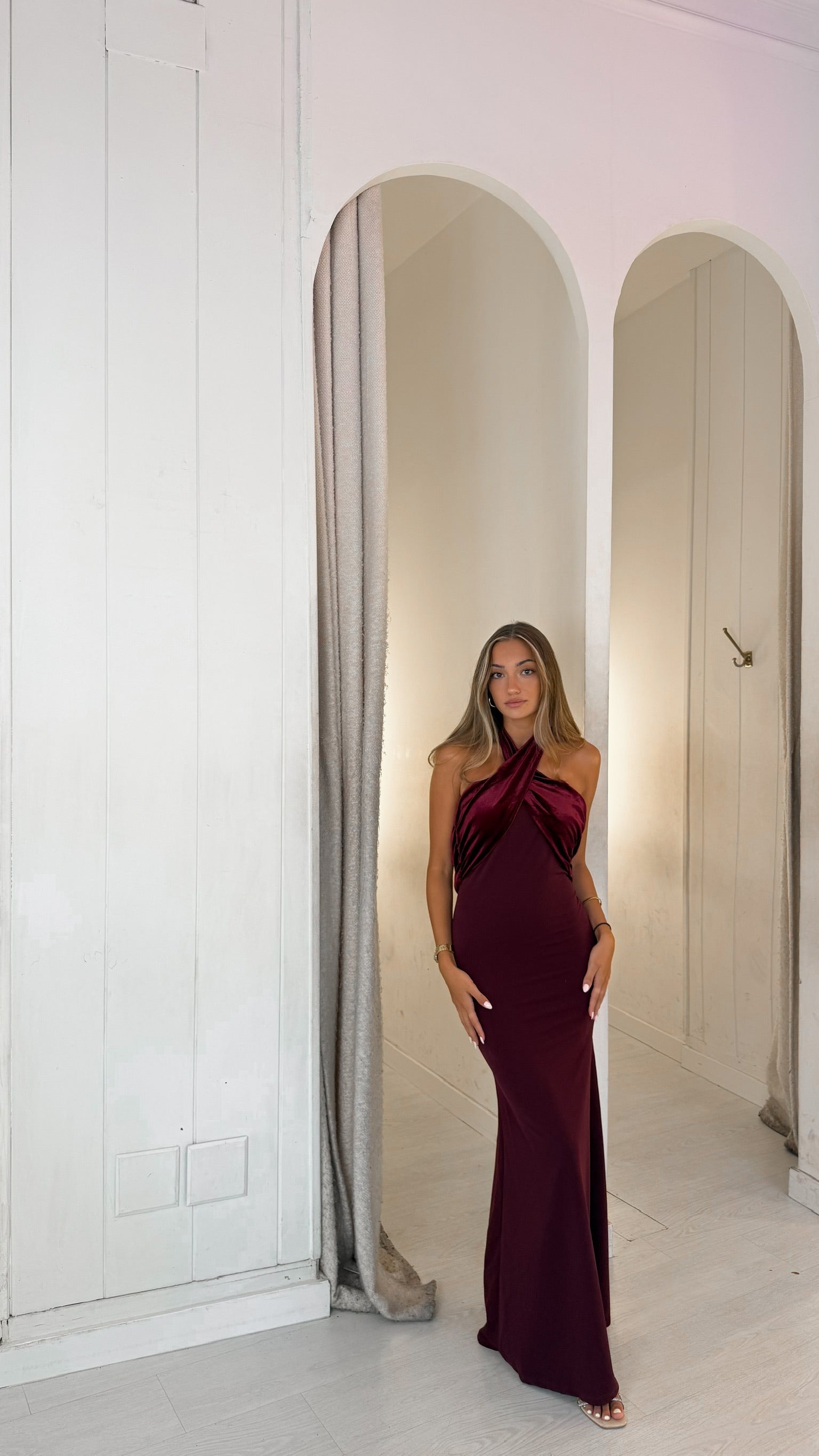 Truffle dress - burdeos