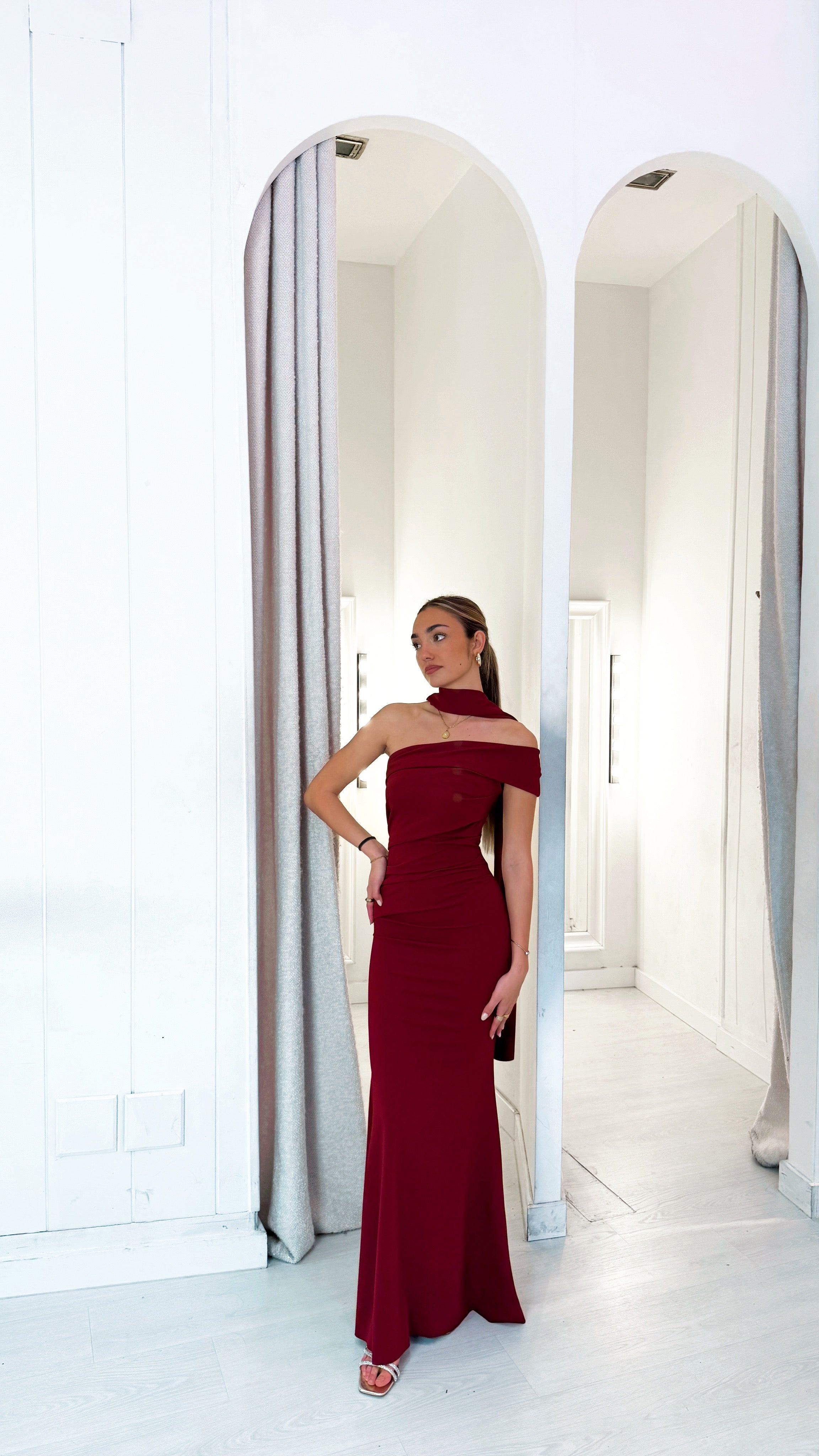 Gala dress - burdeos