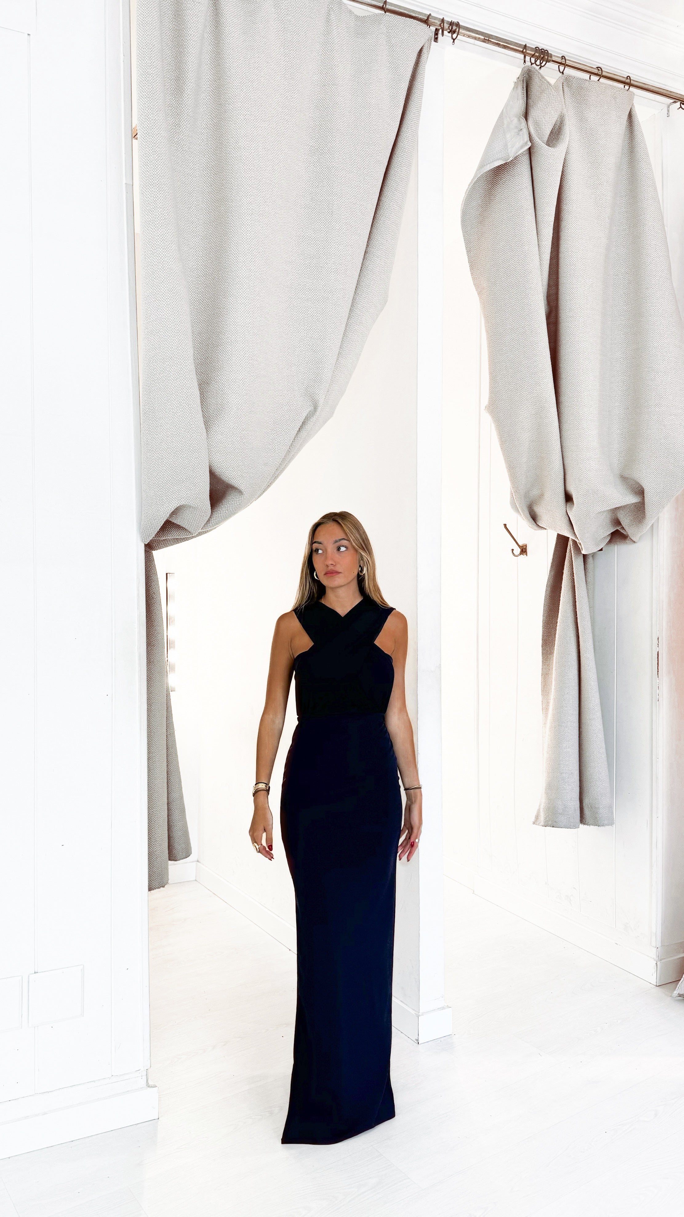 Sophia dress - azul marino