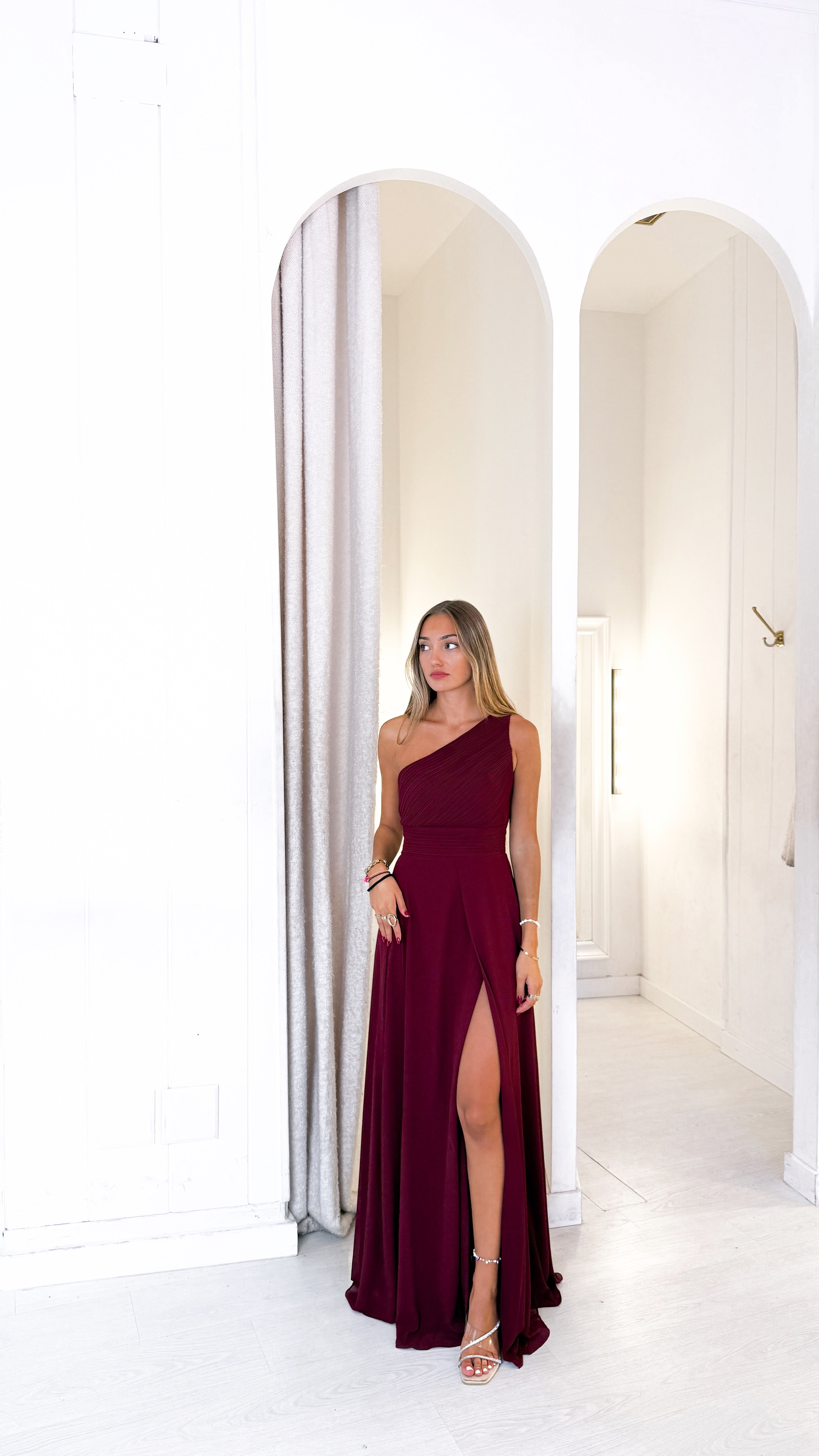 Atenea dress - burdeos