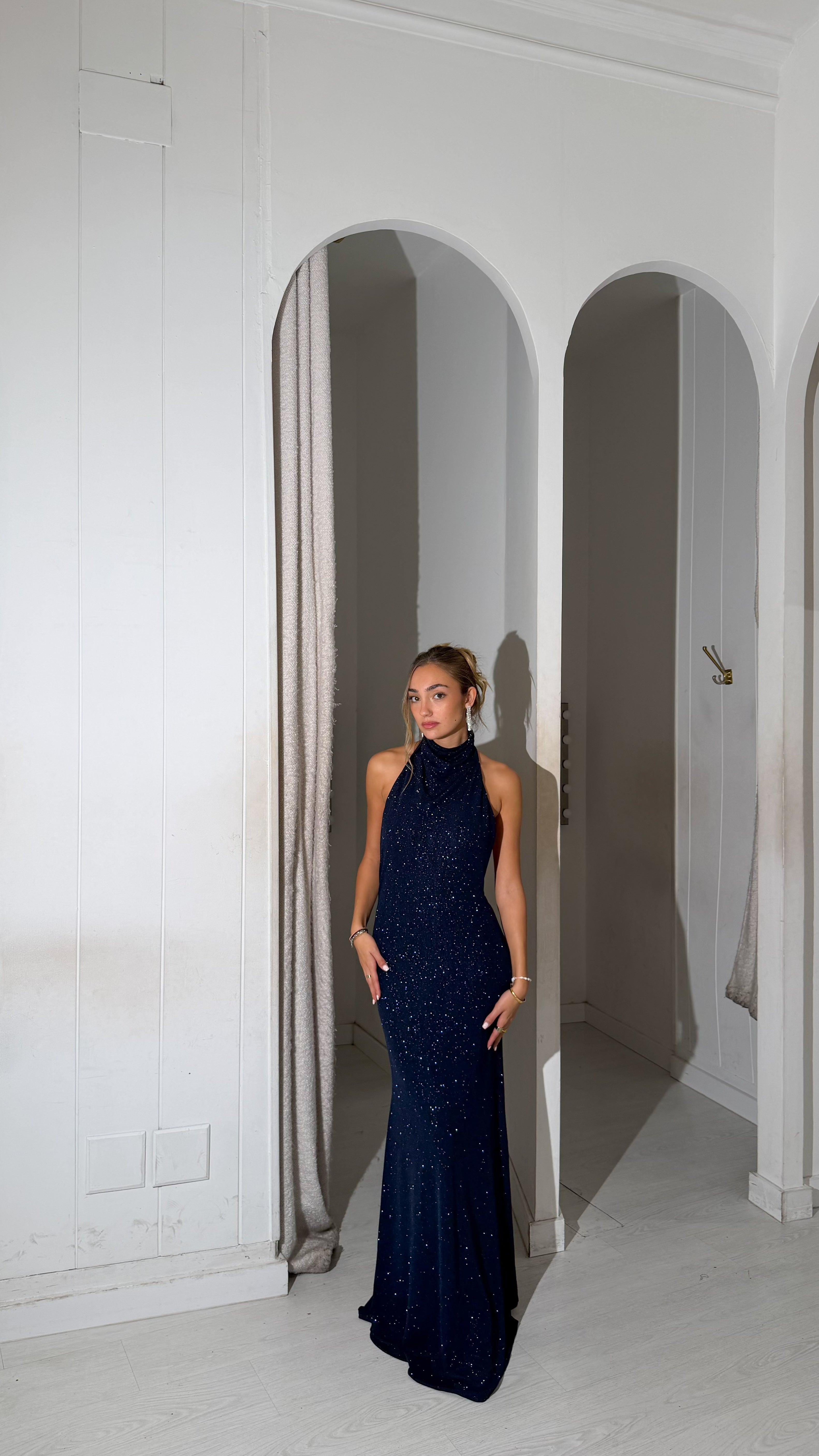 Starlite dress - azul marino