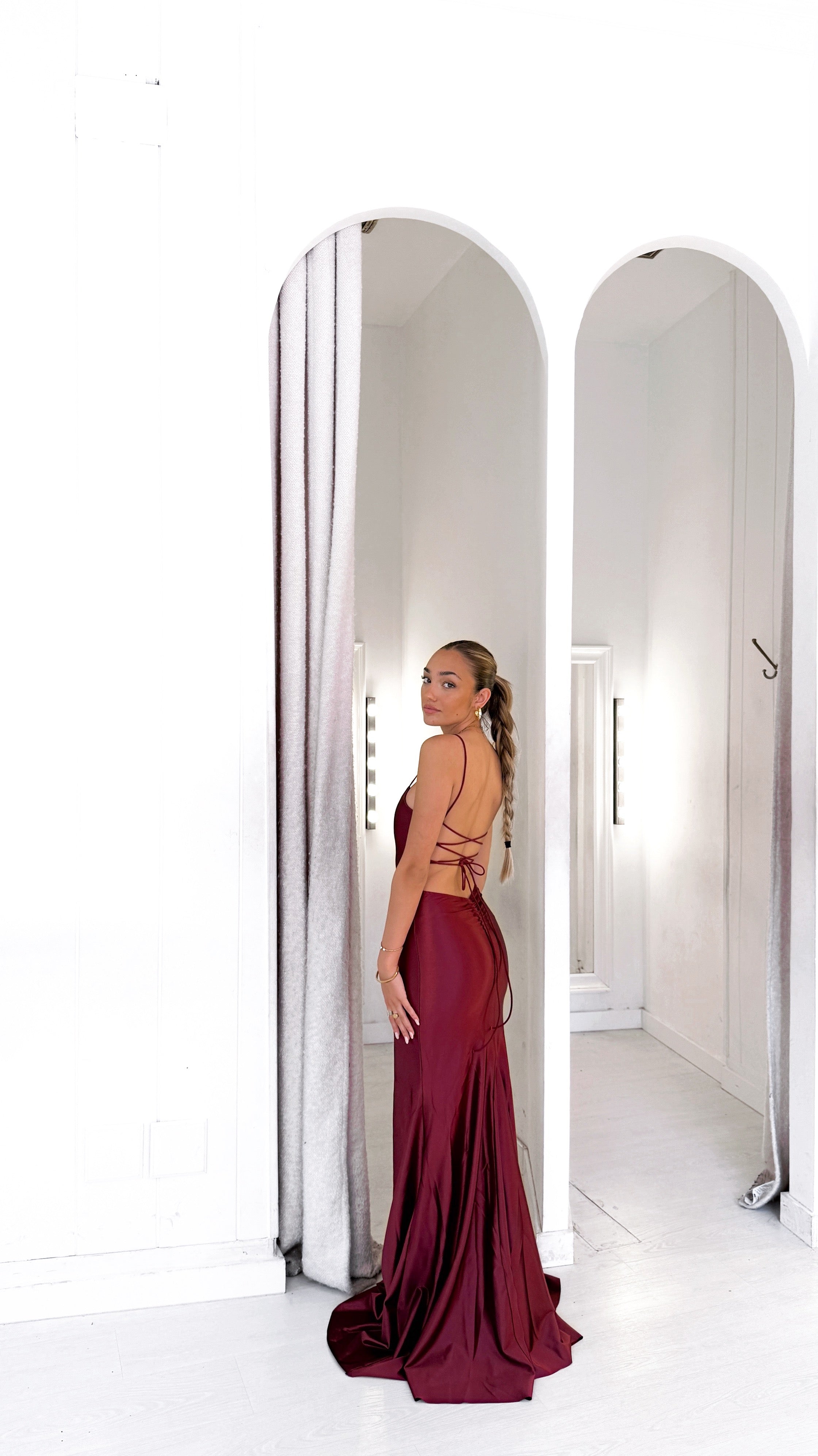Gossip dress - burdeos