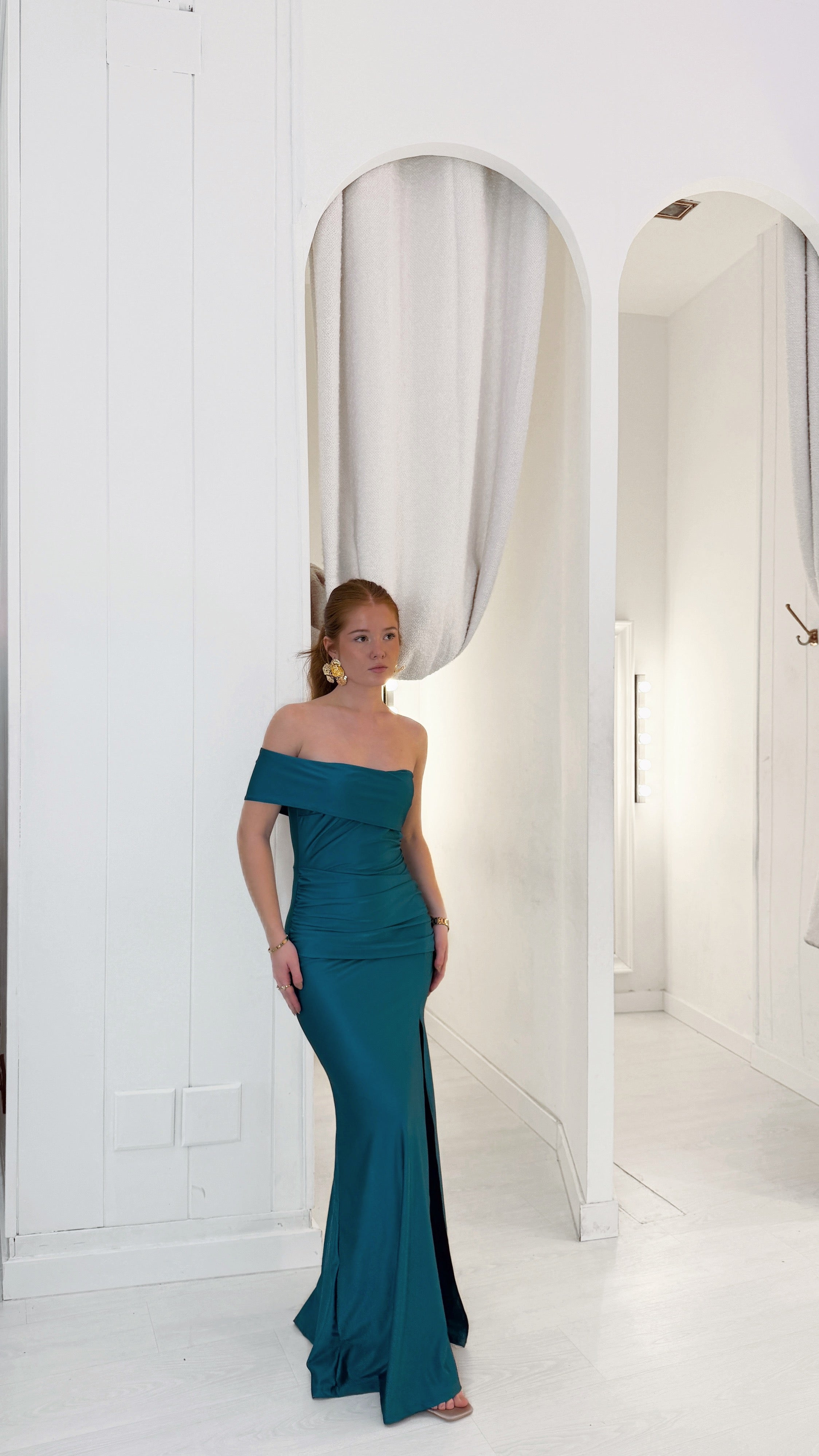 Dama dress - petróleo