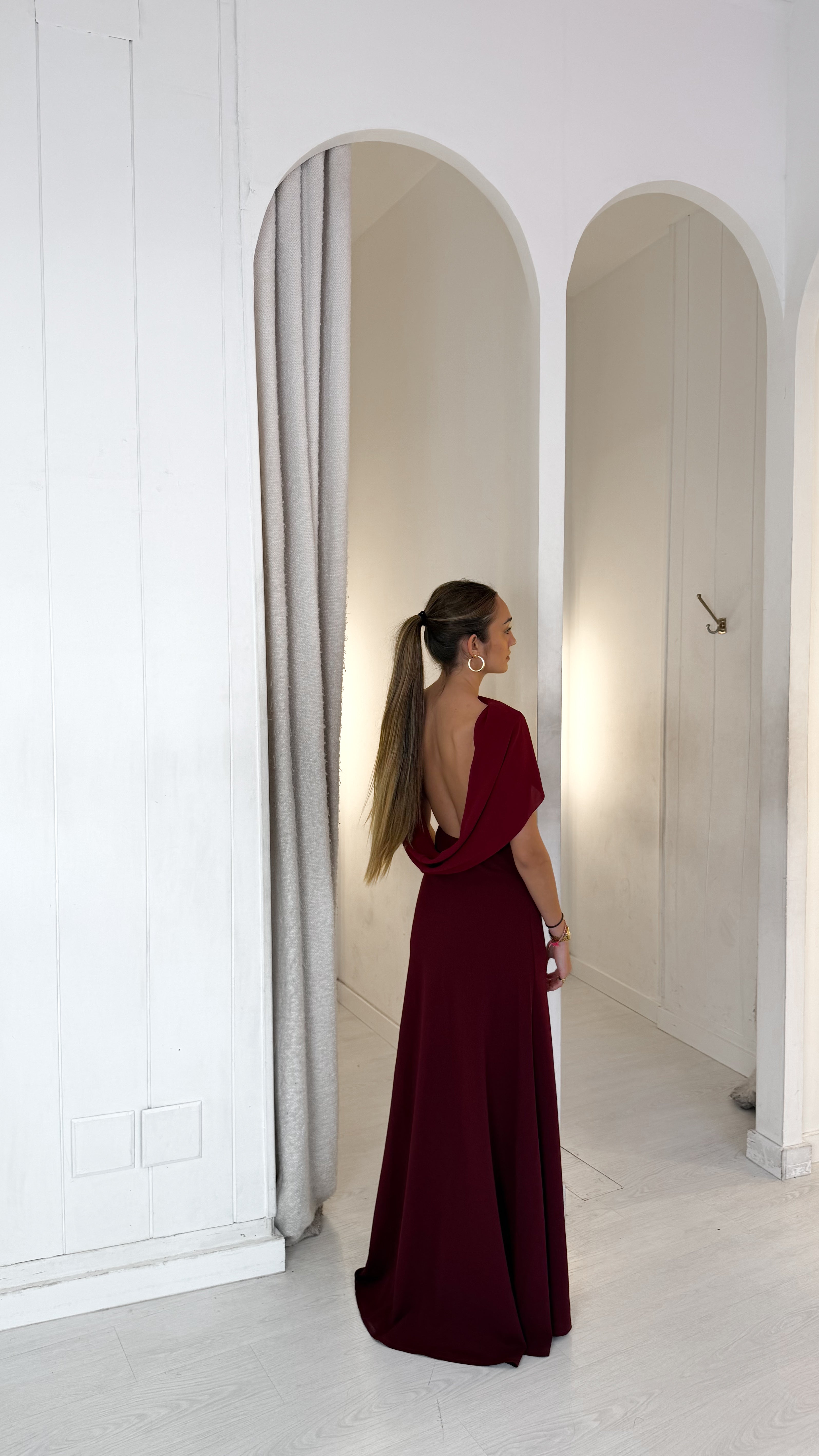 Portofino dress - burdeos