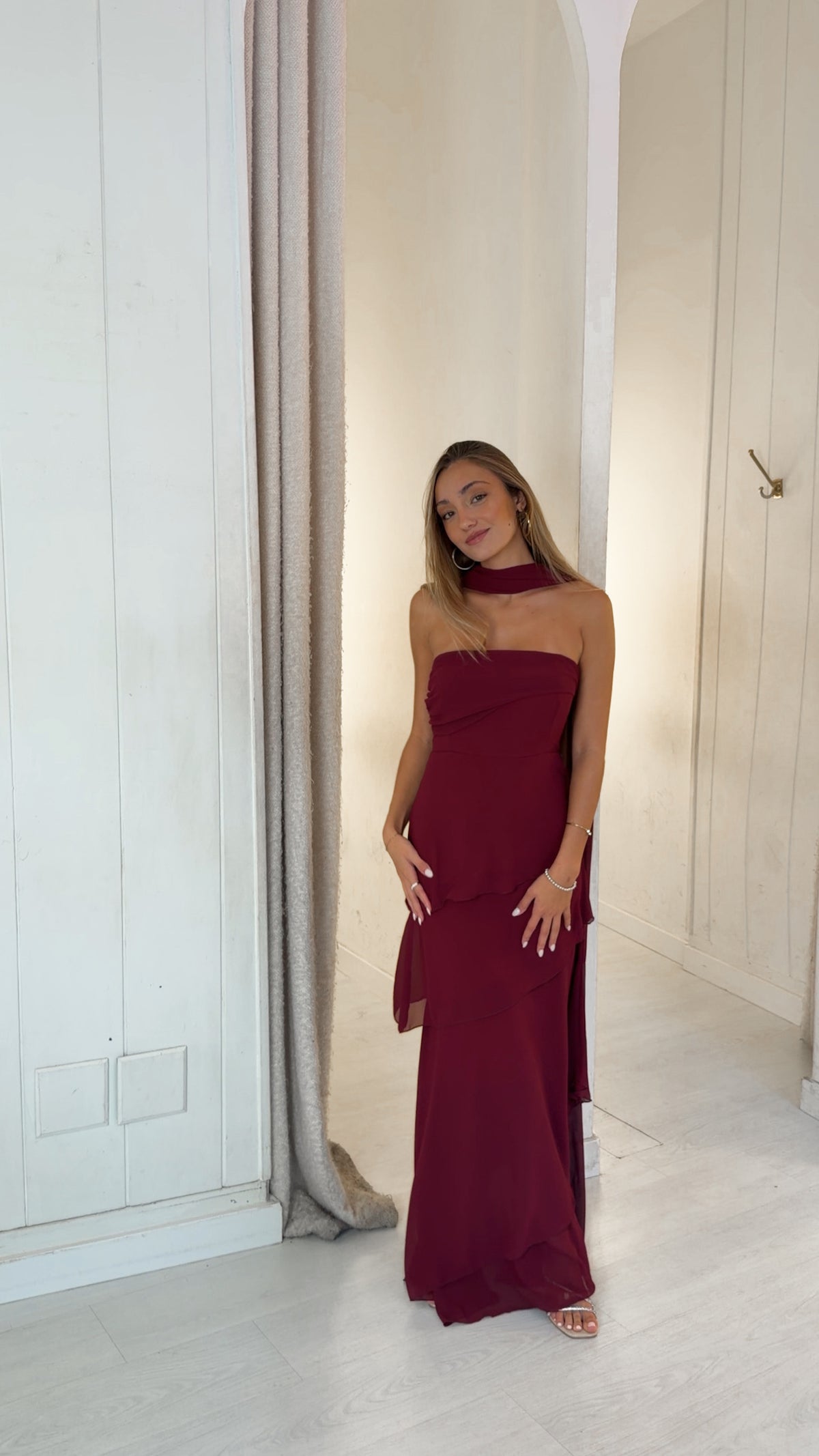 Bliss dress - burdeos