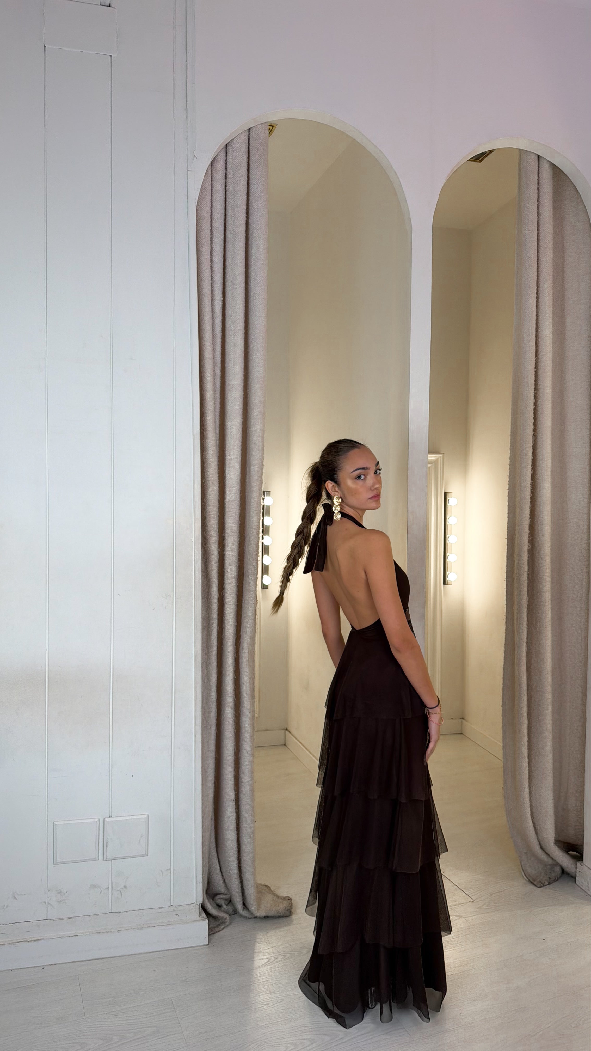 Golden coast dress - chocolate
