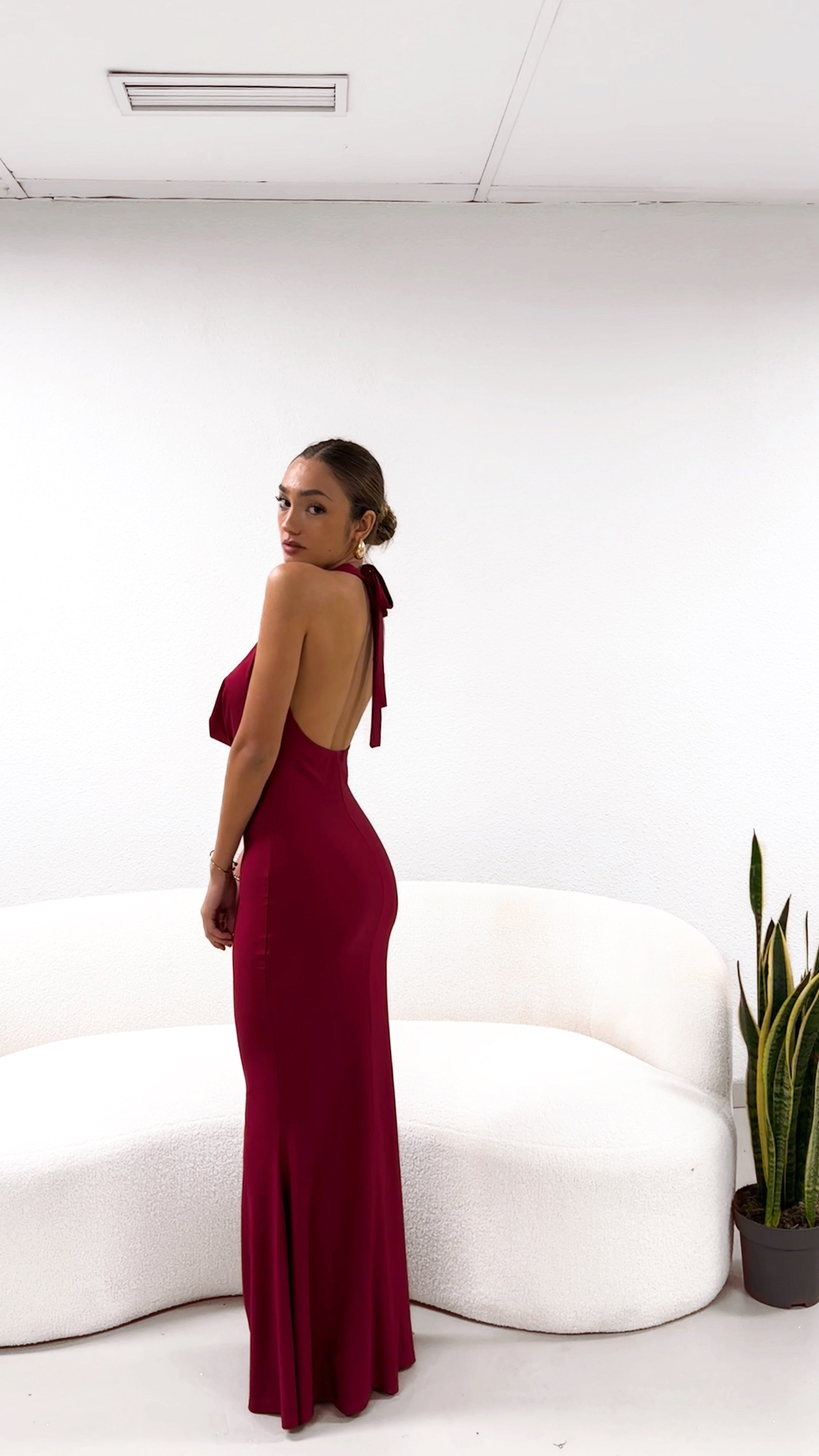Love dress - burdeos