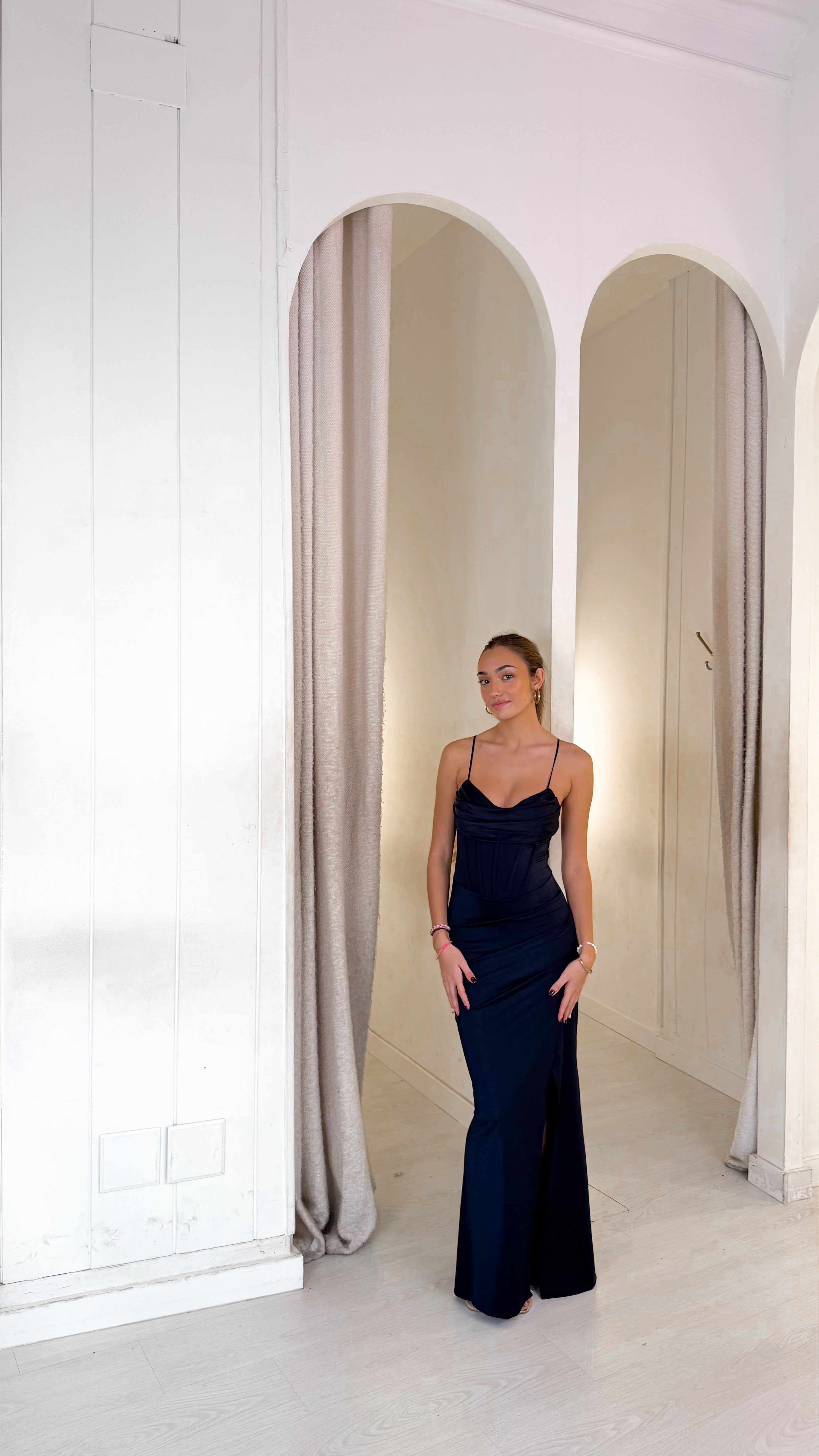 Mermaid dress - azul marino