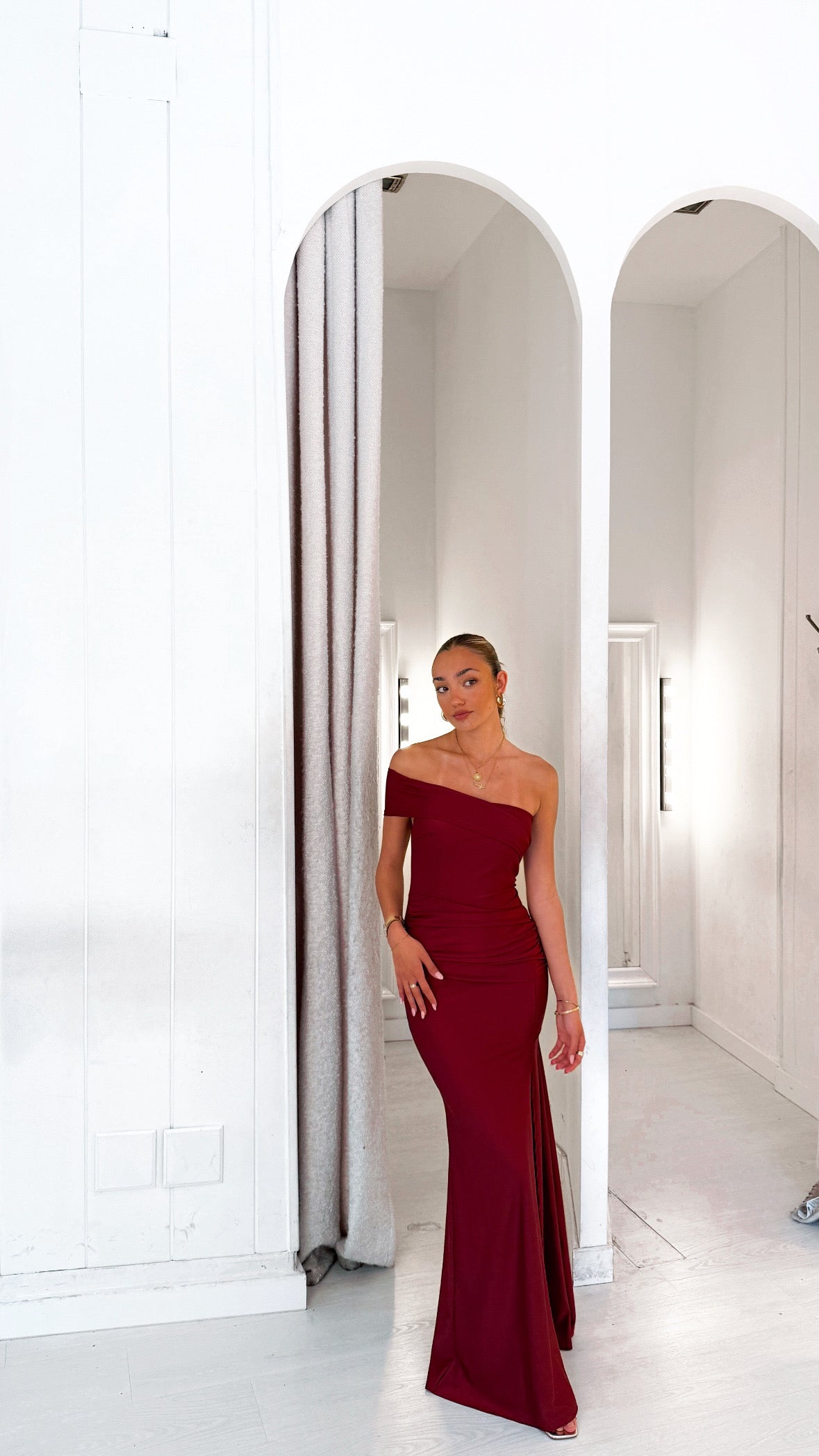 Dama dress - burdeos