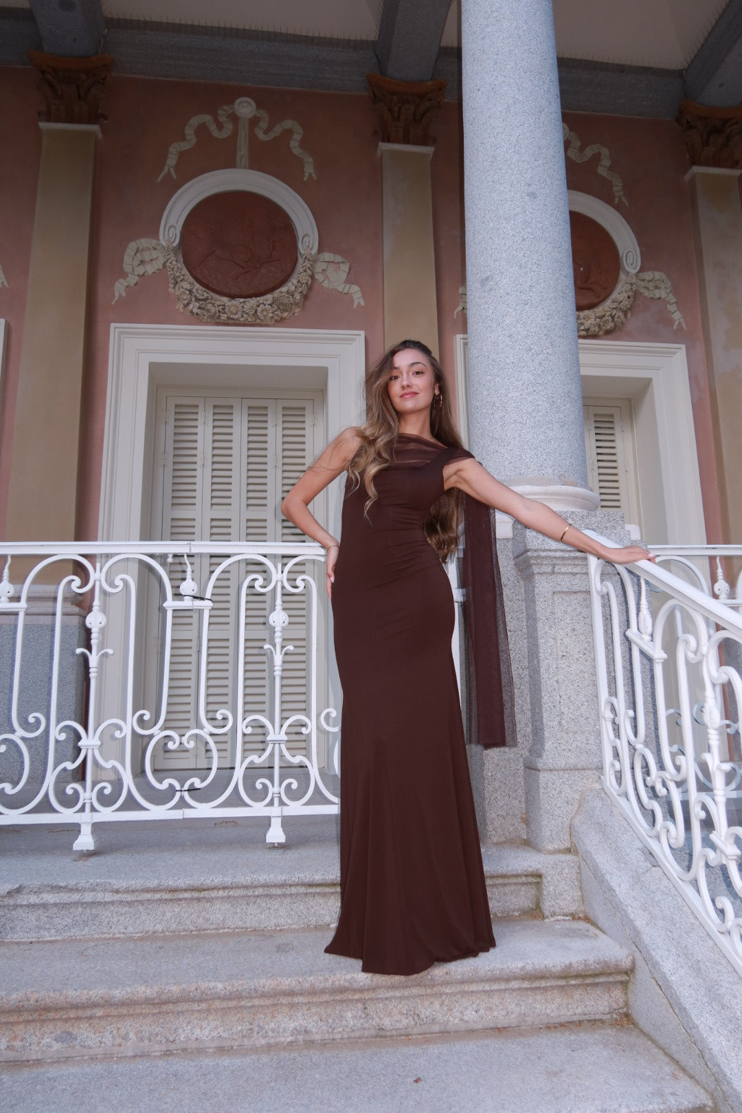 Vera dress - marrón