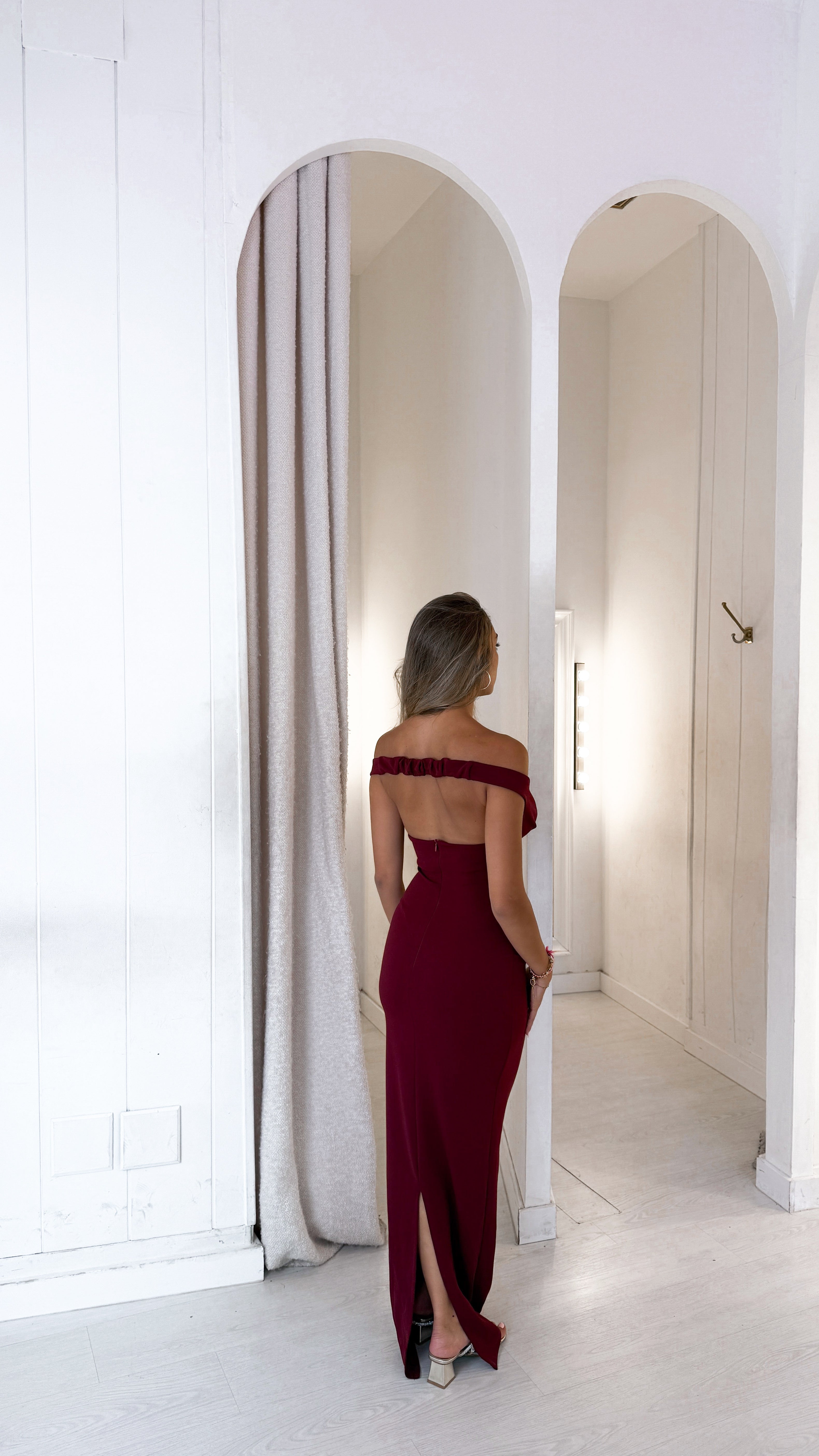 Bloom dress - burdeos
