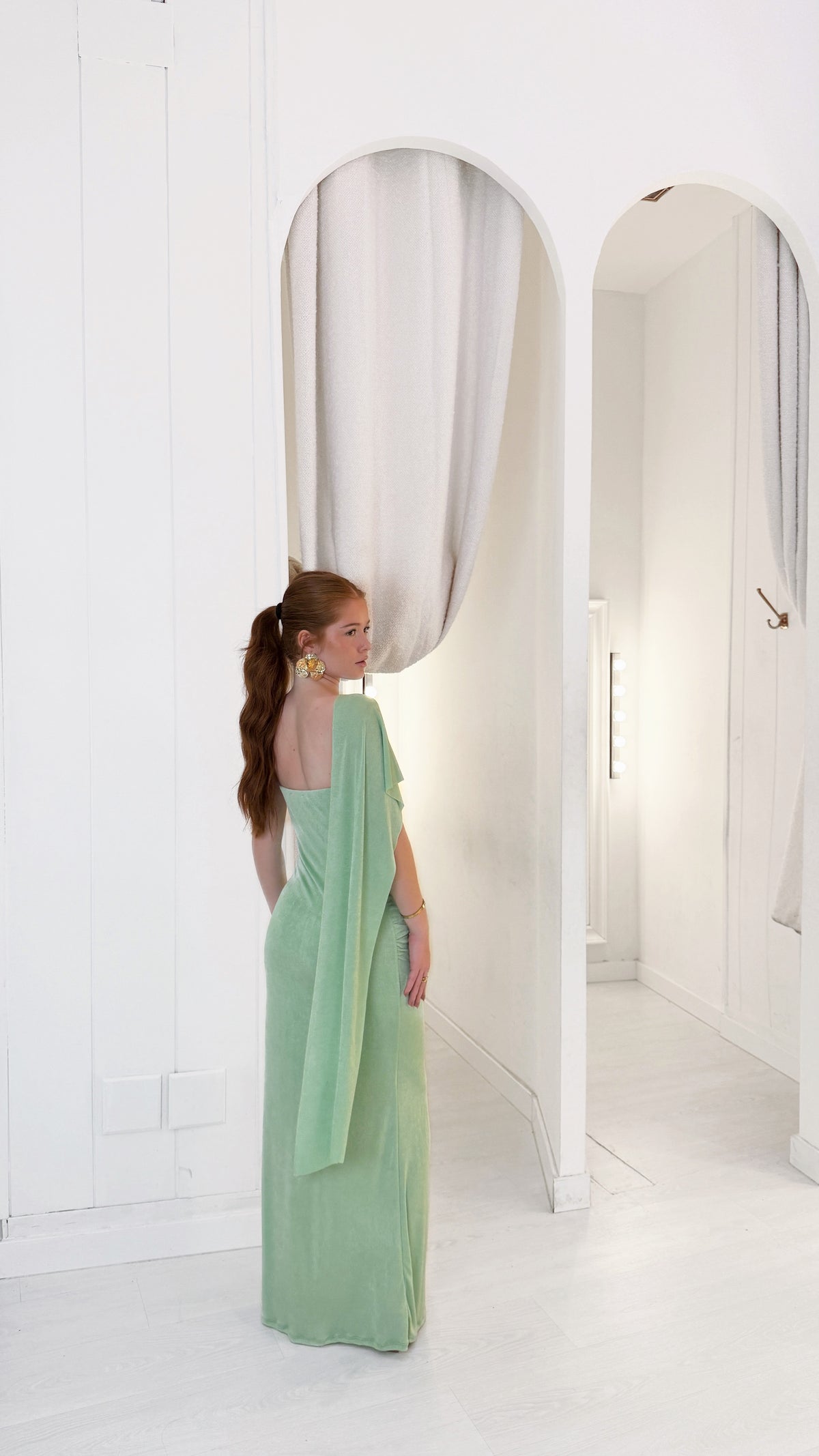 Peony dress - verde