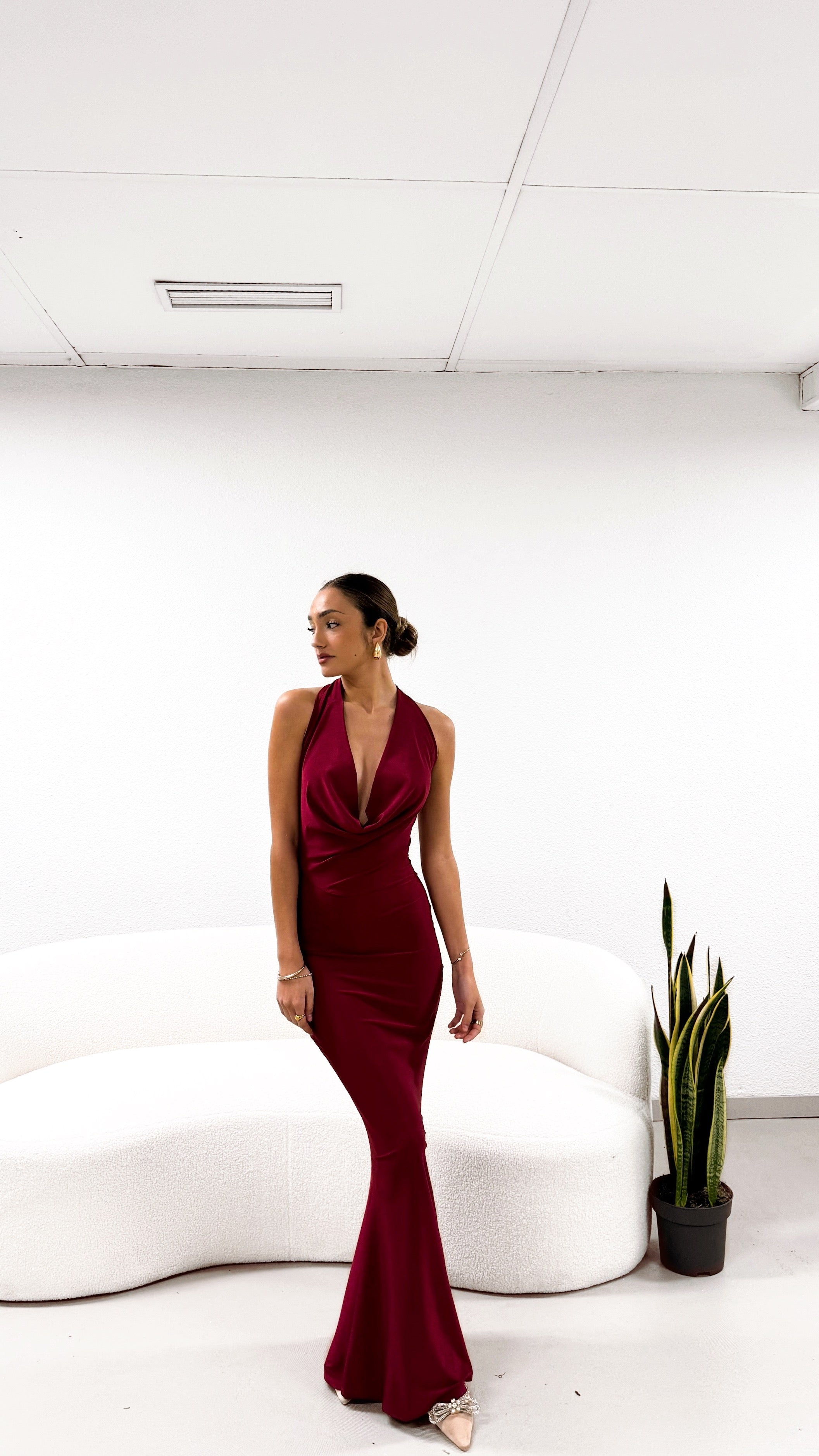 Love dress - burdeos
