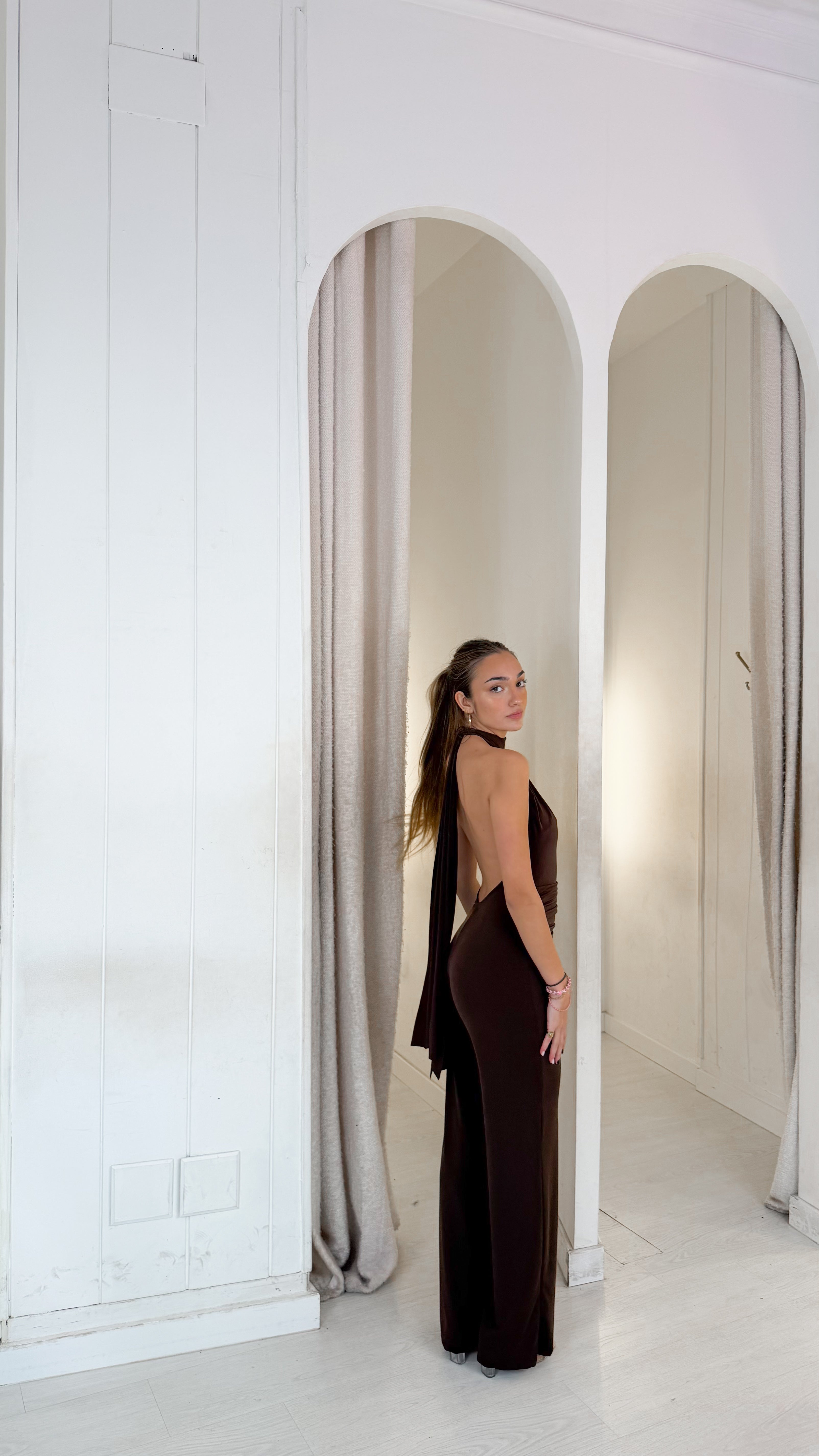 Claire playsuit - marrón