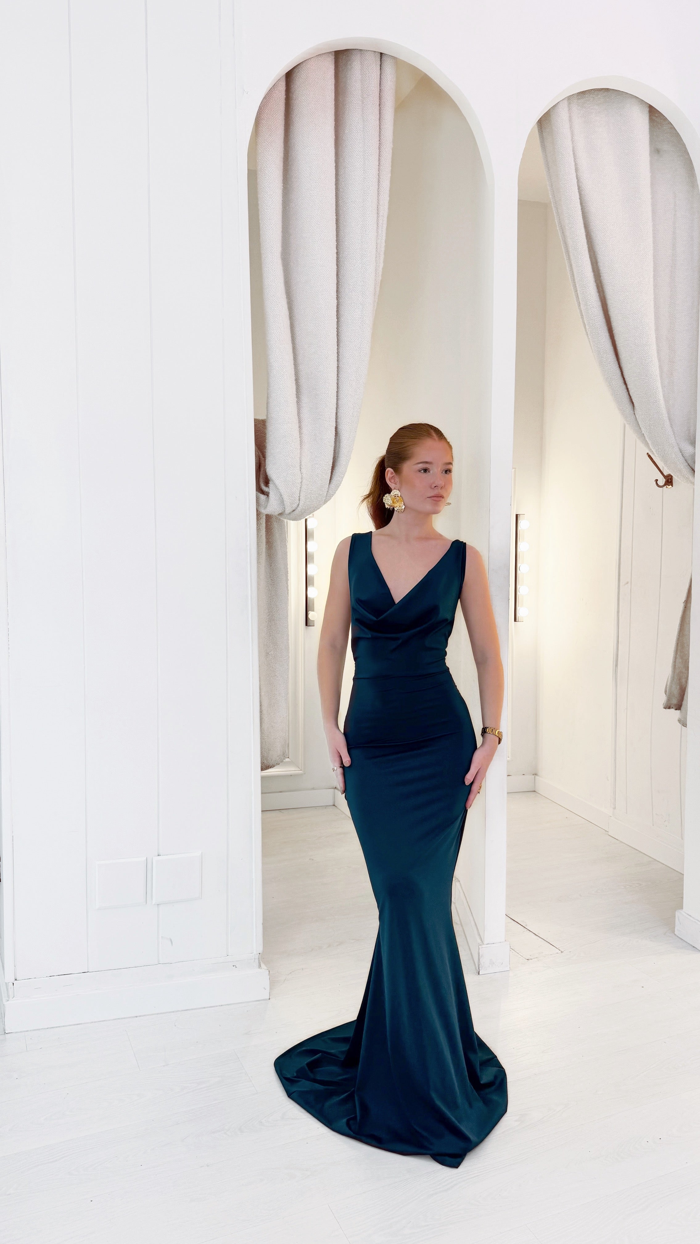 Rhode dress - petróleo