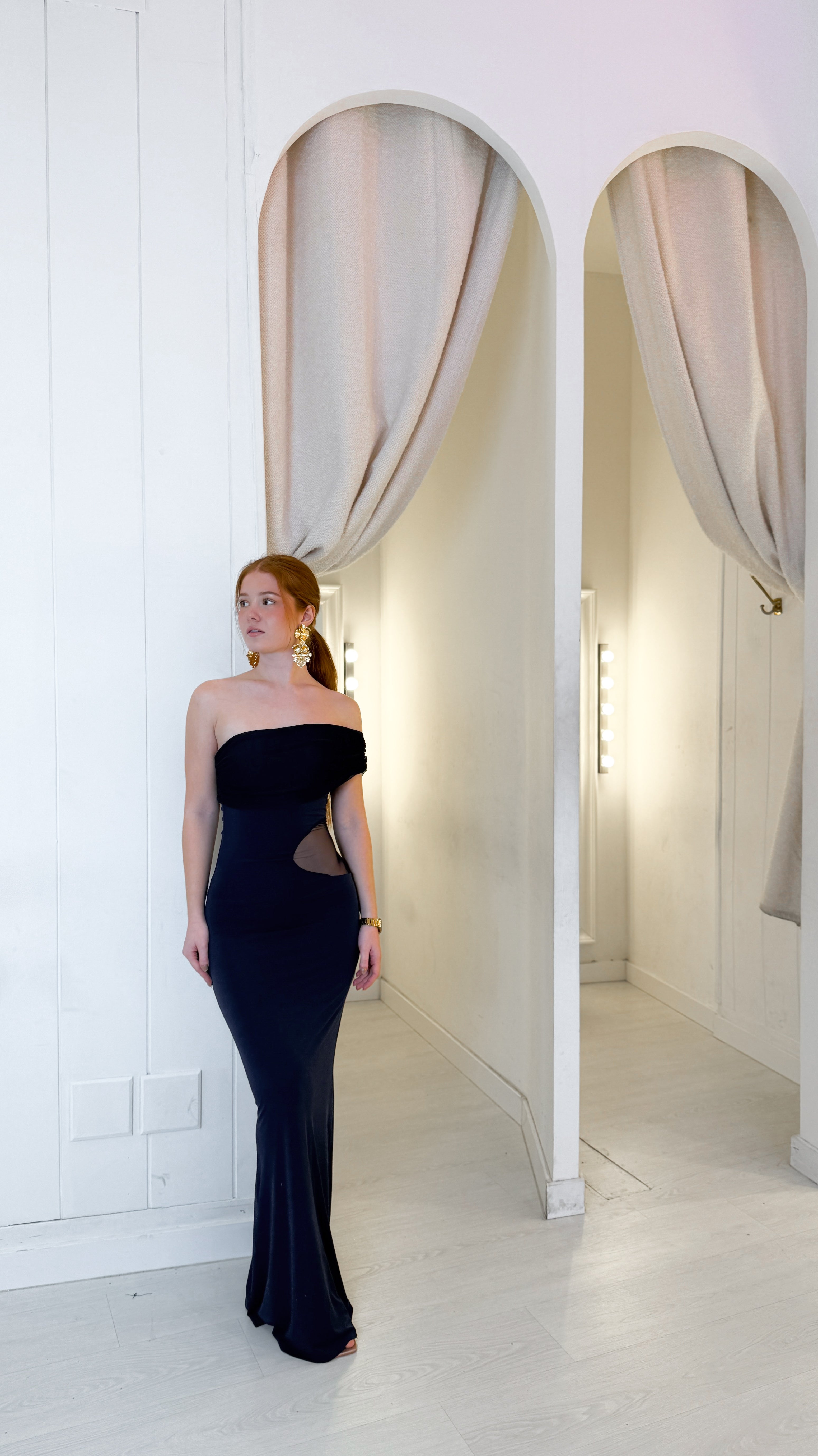 Hailey dress - azul marino