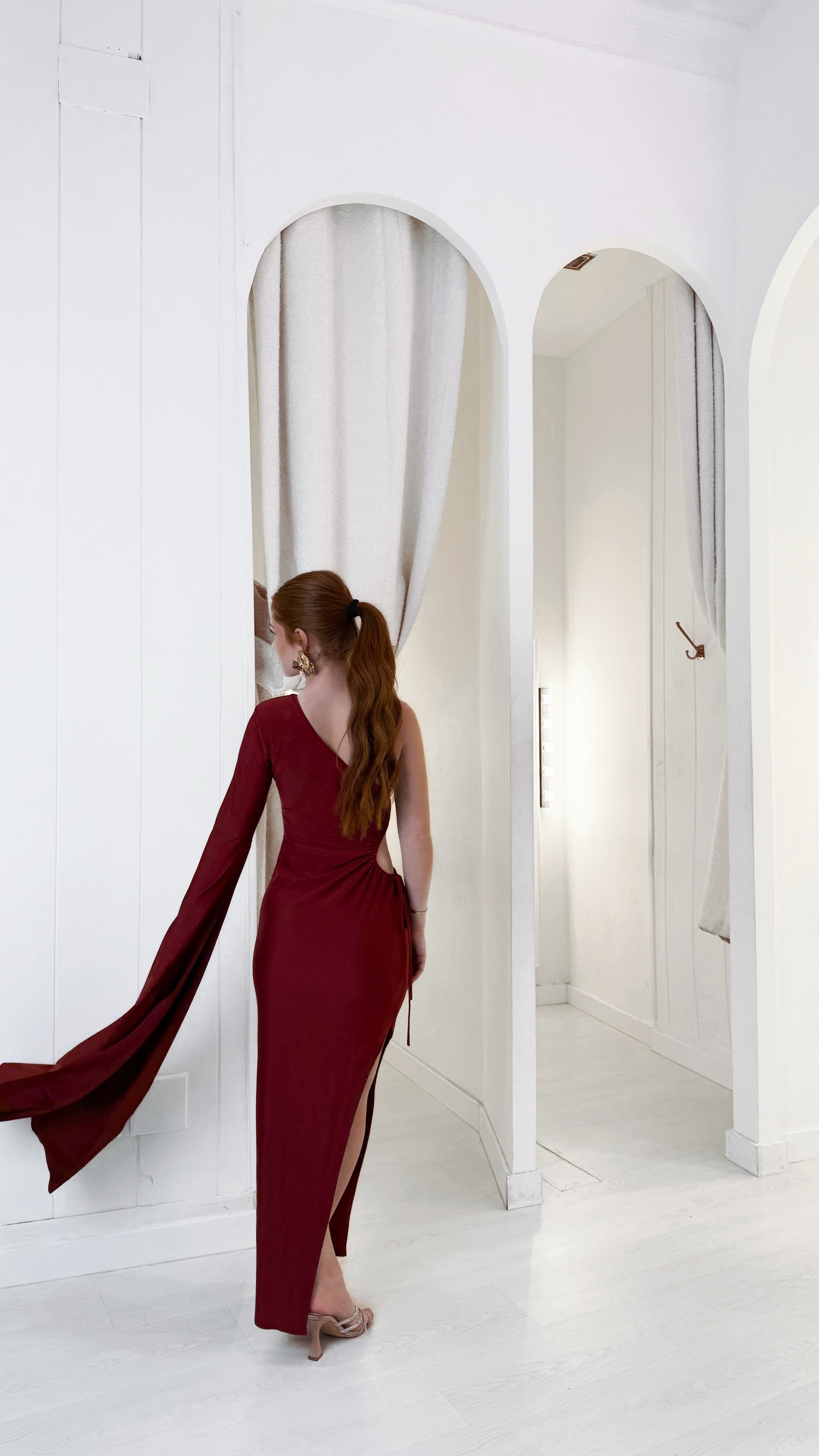 Lindsay dress - burdeos