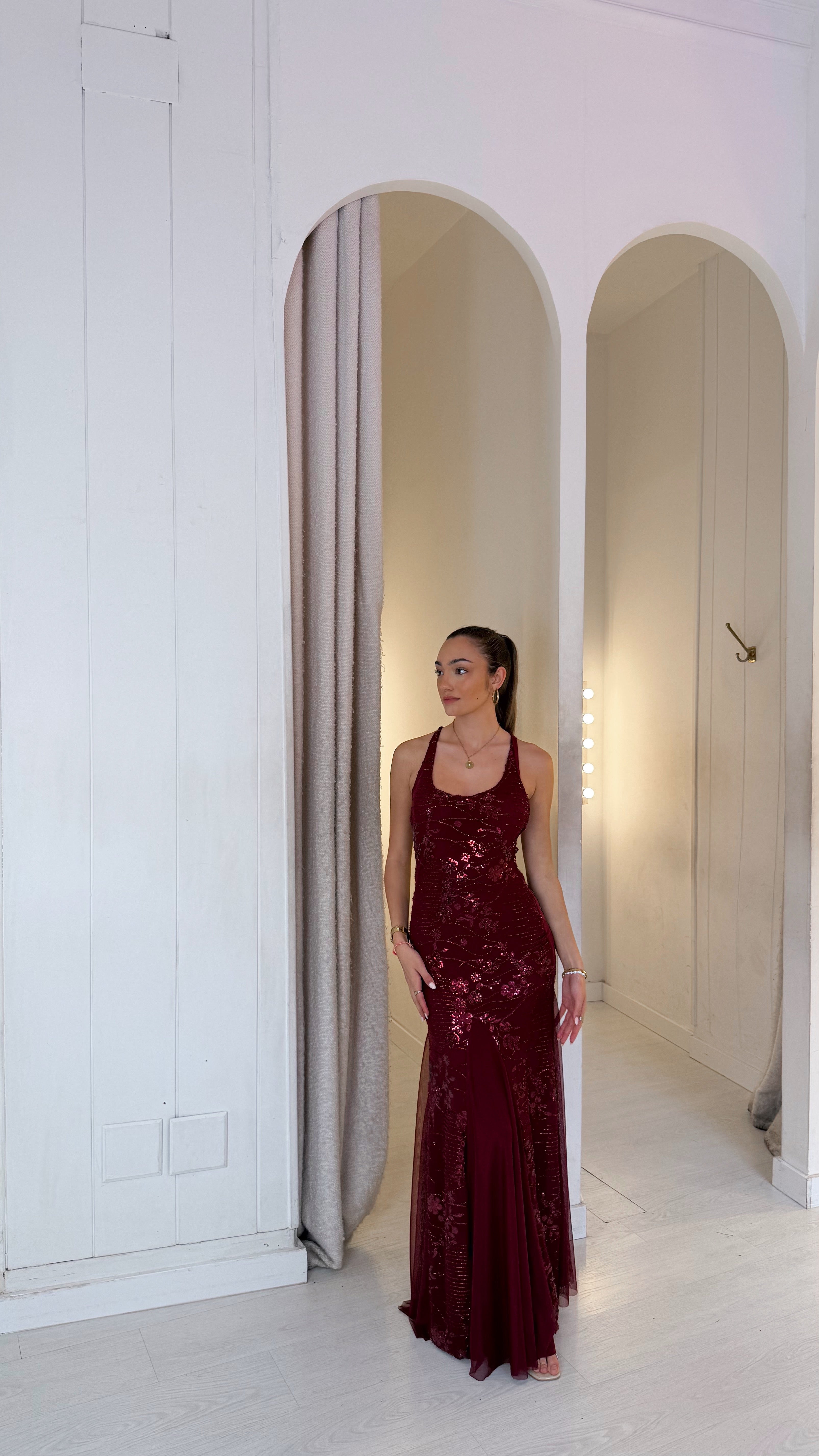 Darling dress - burdeos