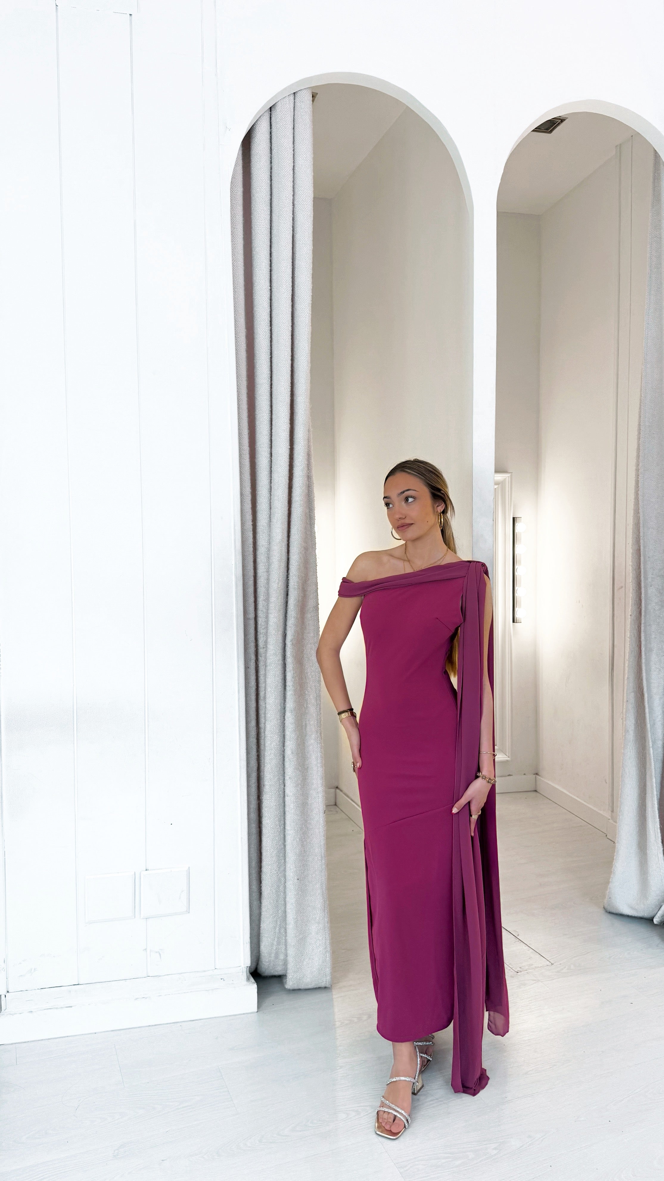 Giulia dress - buganvilla