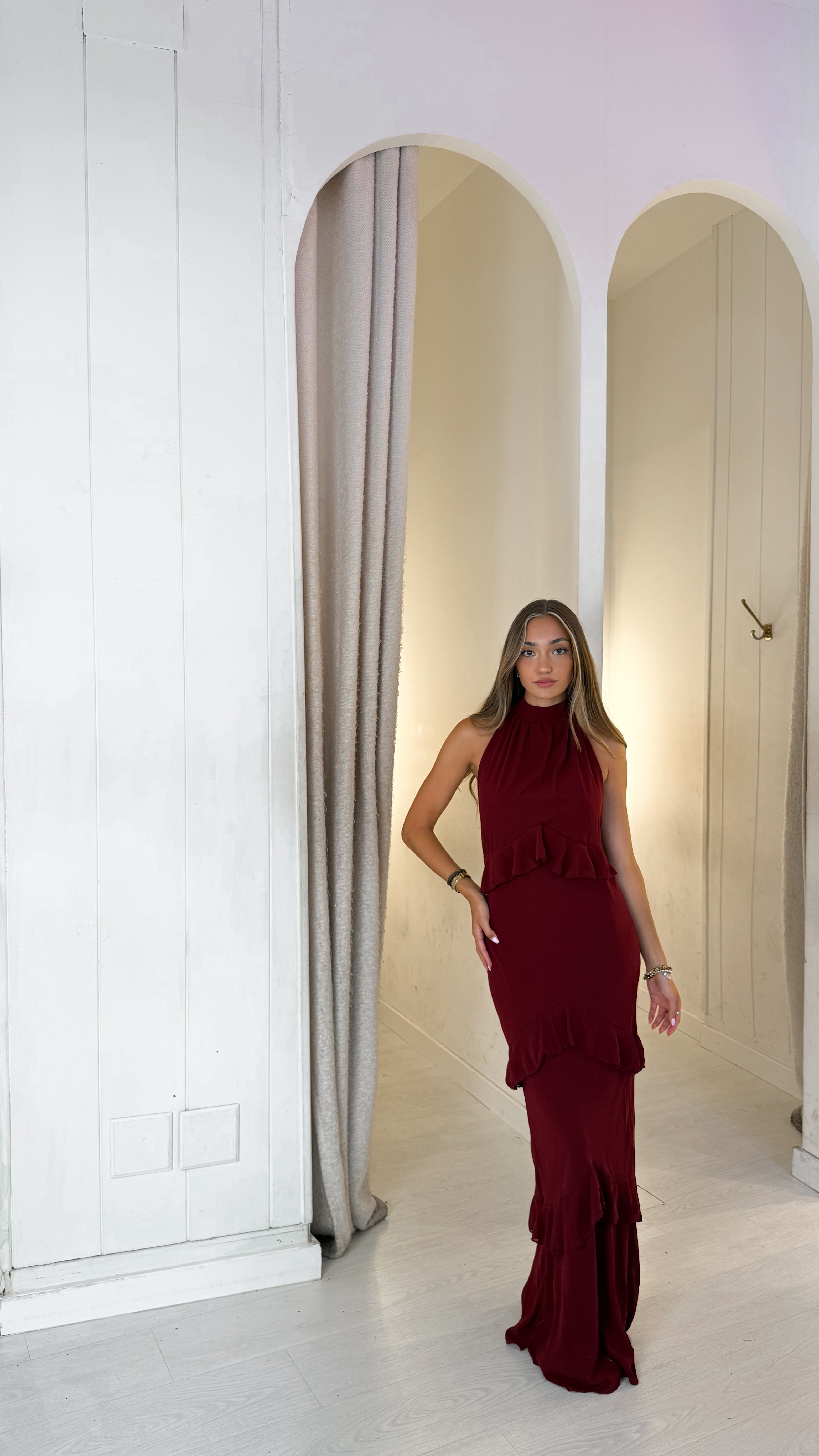 Zahara dress - burdeos