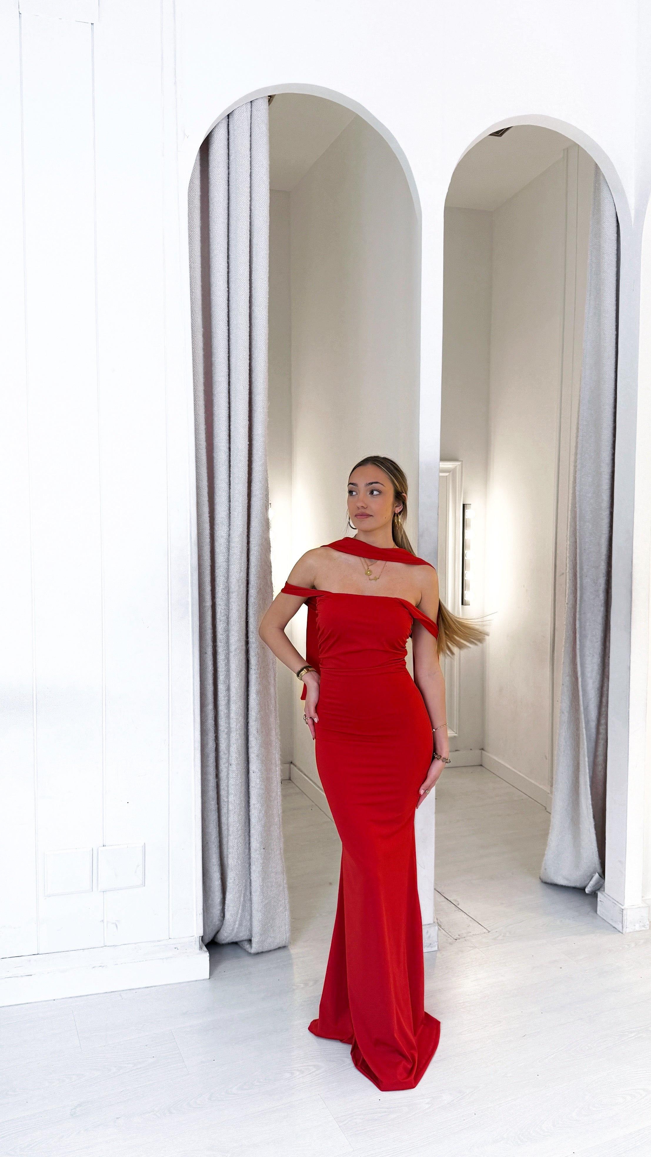 Celine dress - rojo