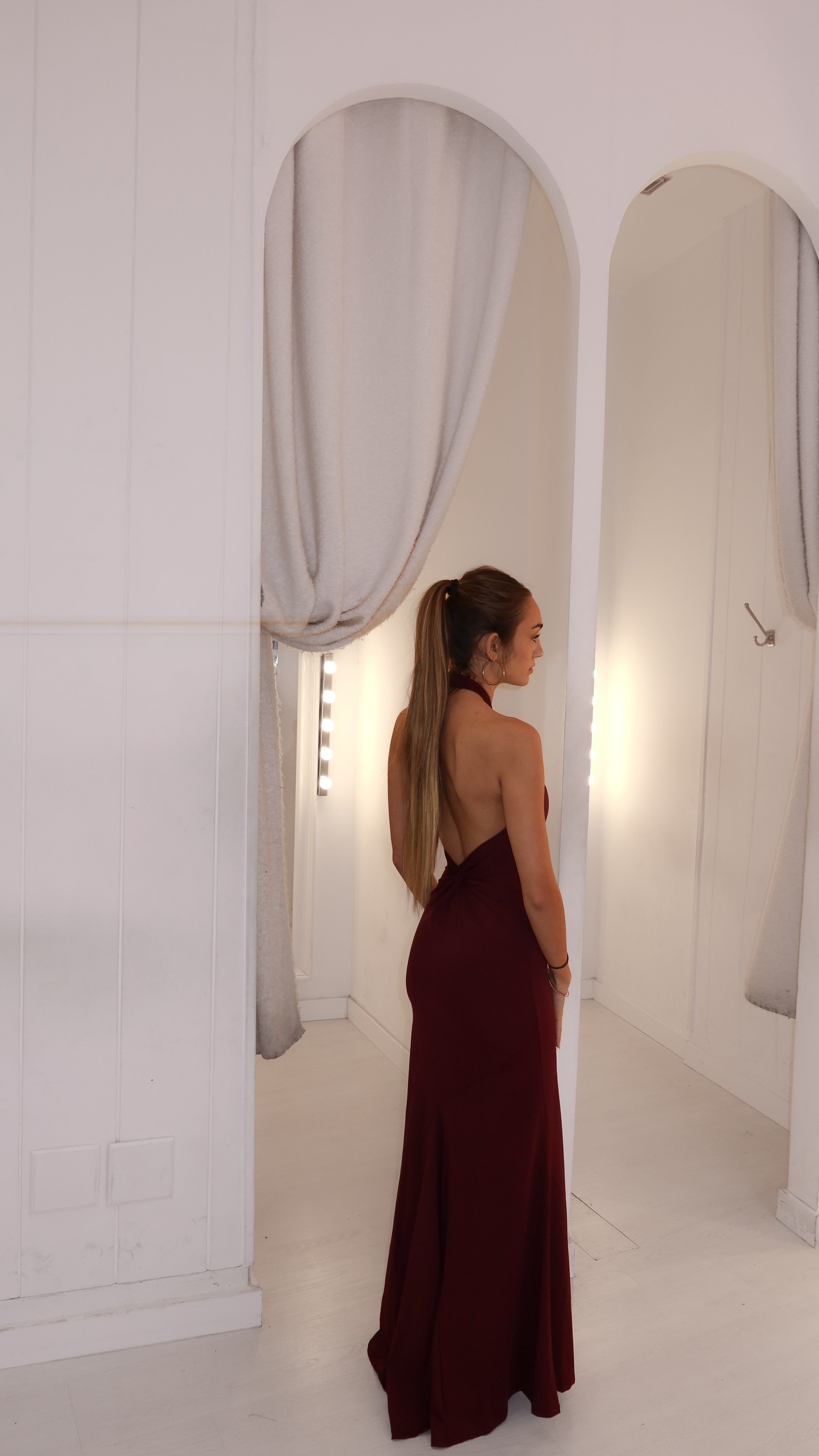 Cala dress - burdeos
