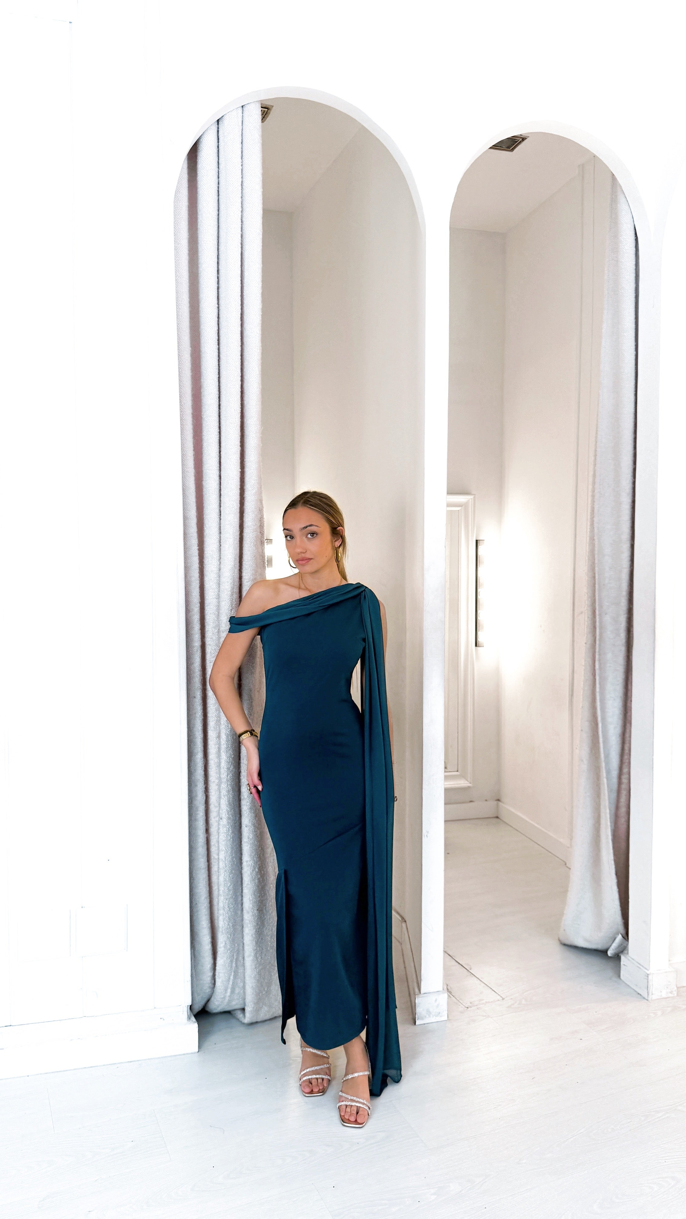 Giulia dress - petróleo