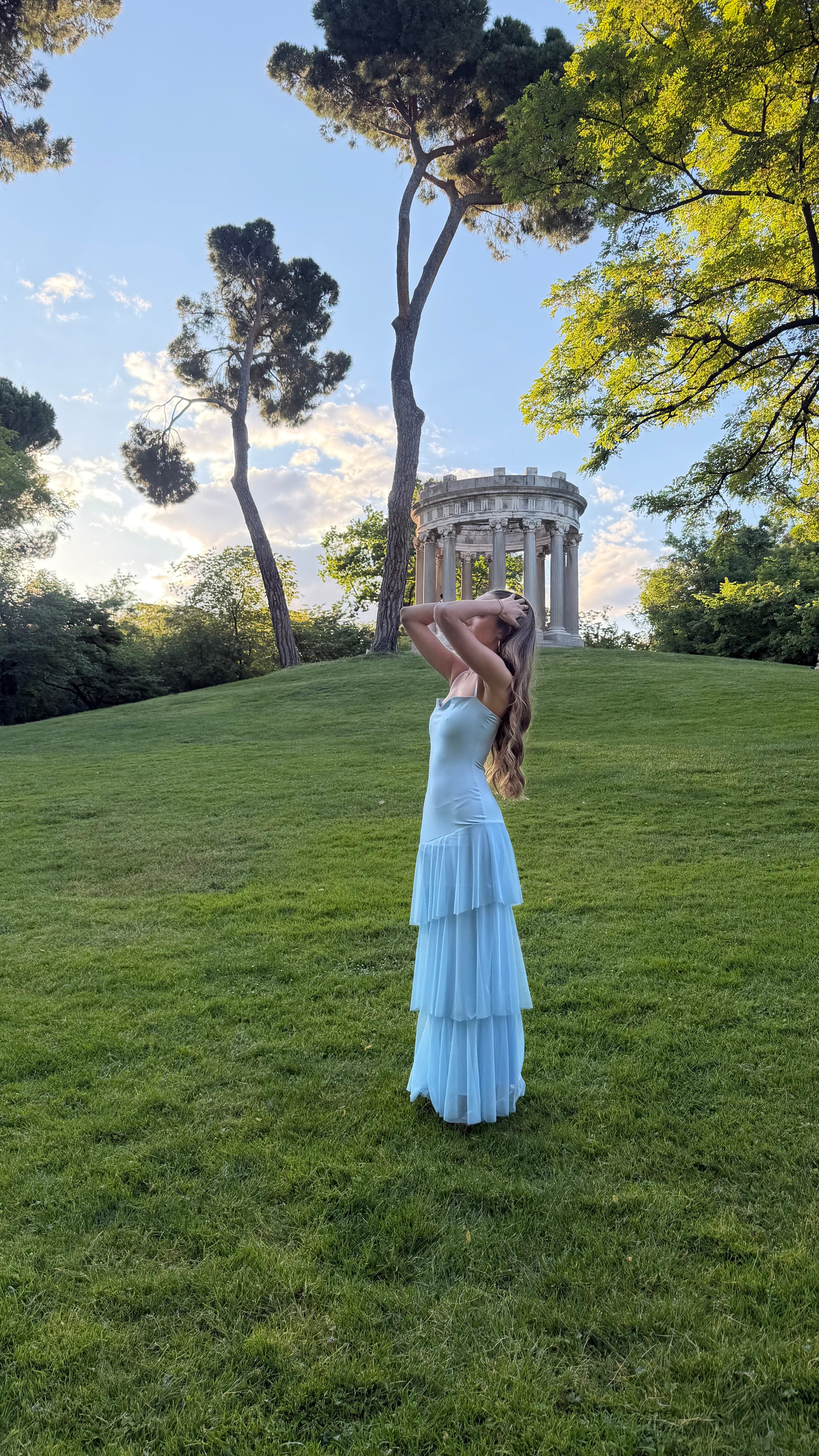 Calella dress - azul cielo