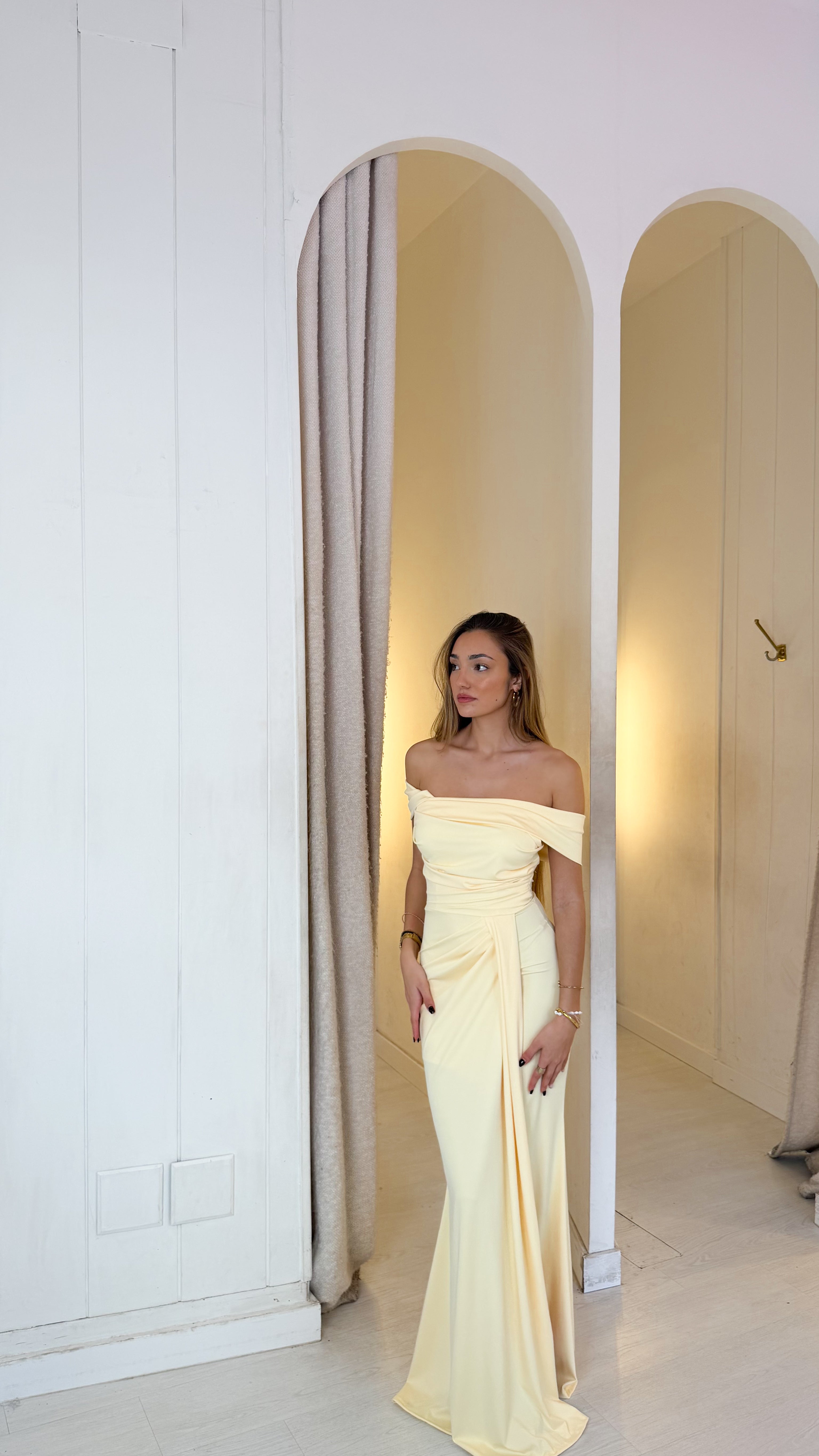 Belle dress - mantequilla