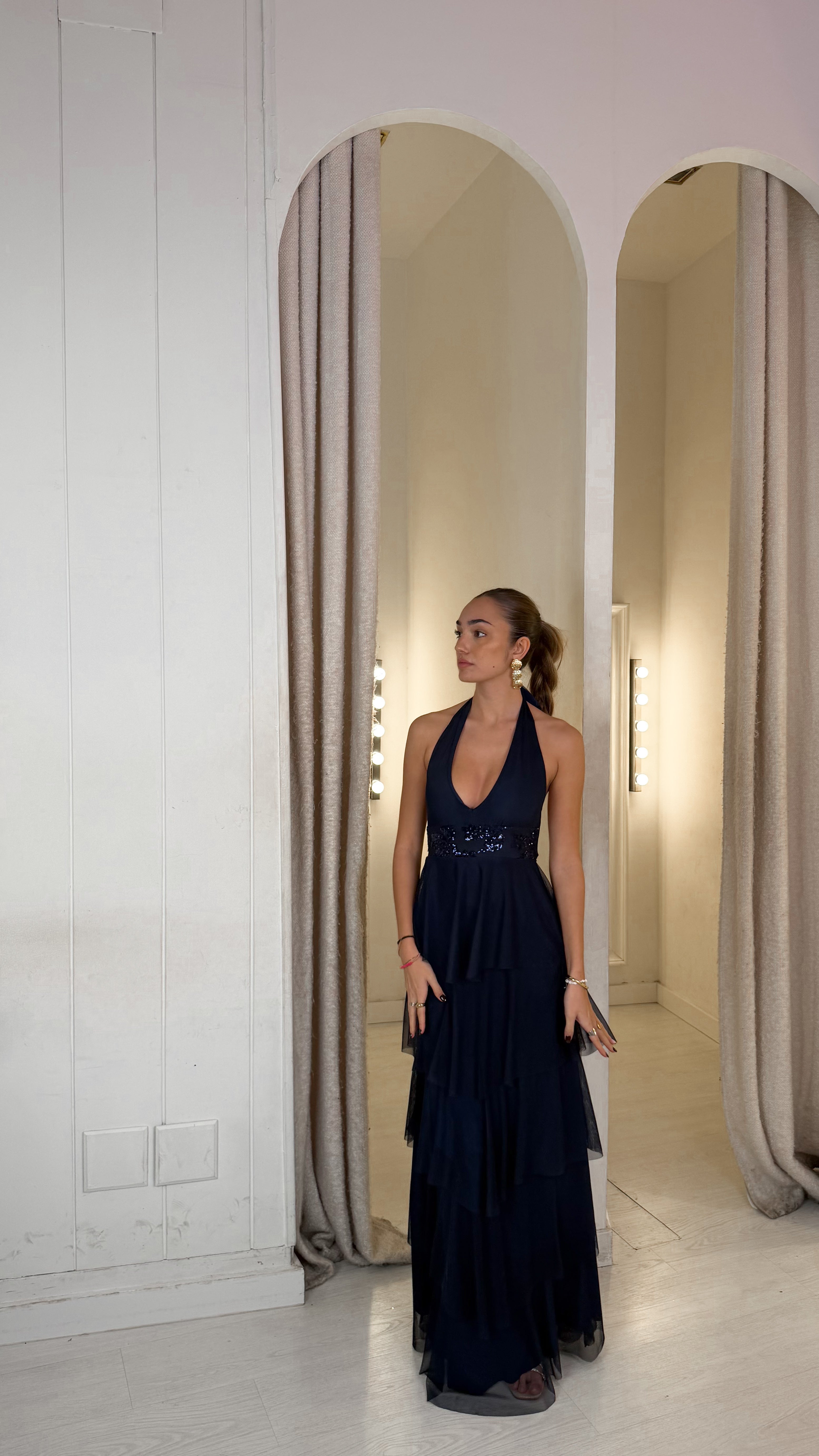 Golden coast dress - azul marino