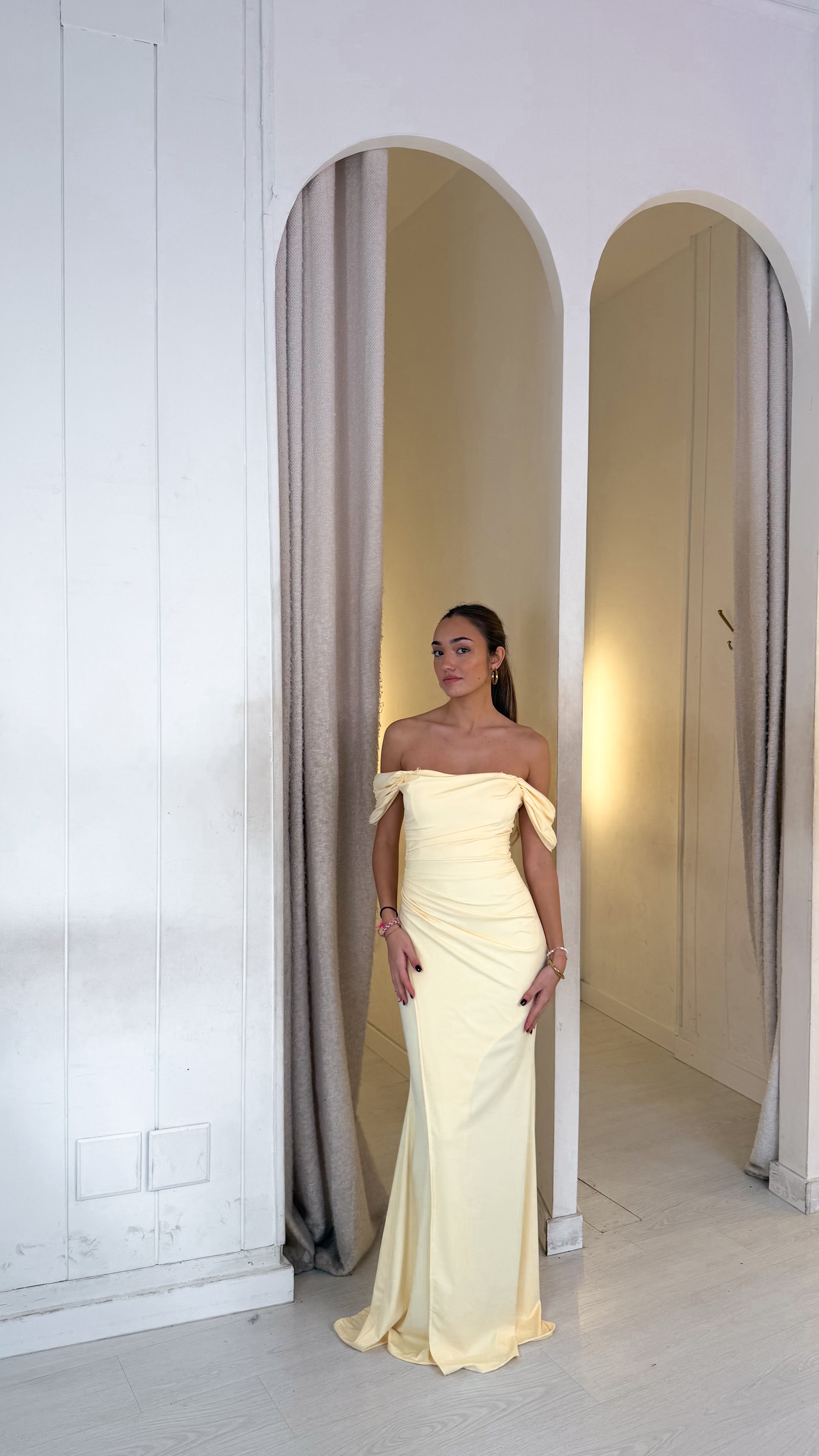 Scarlett dress - mantequilla