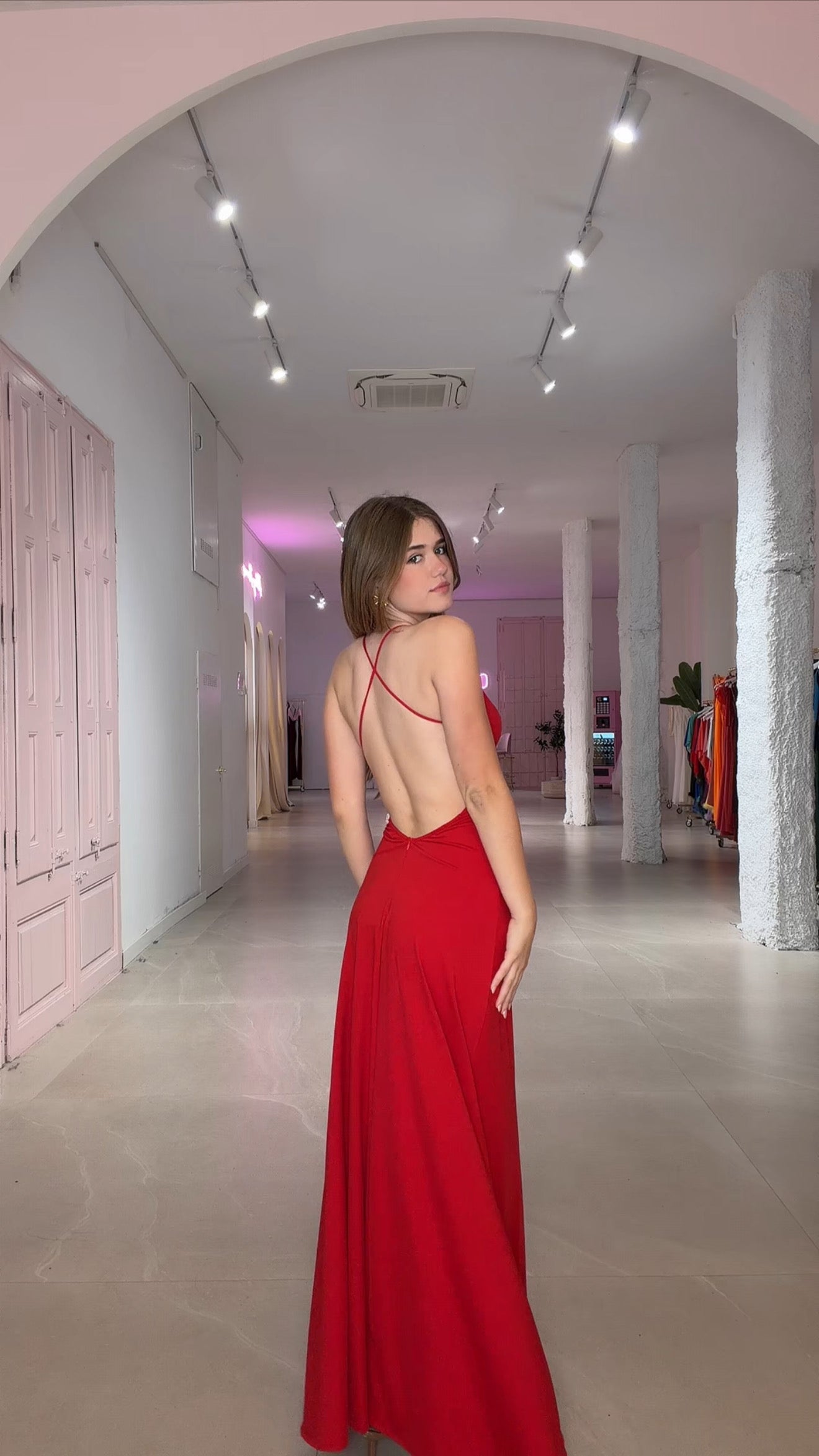 Aura dress - rojo