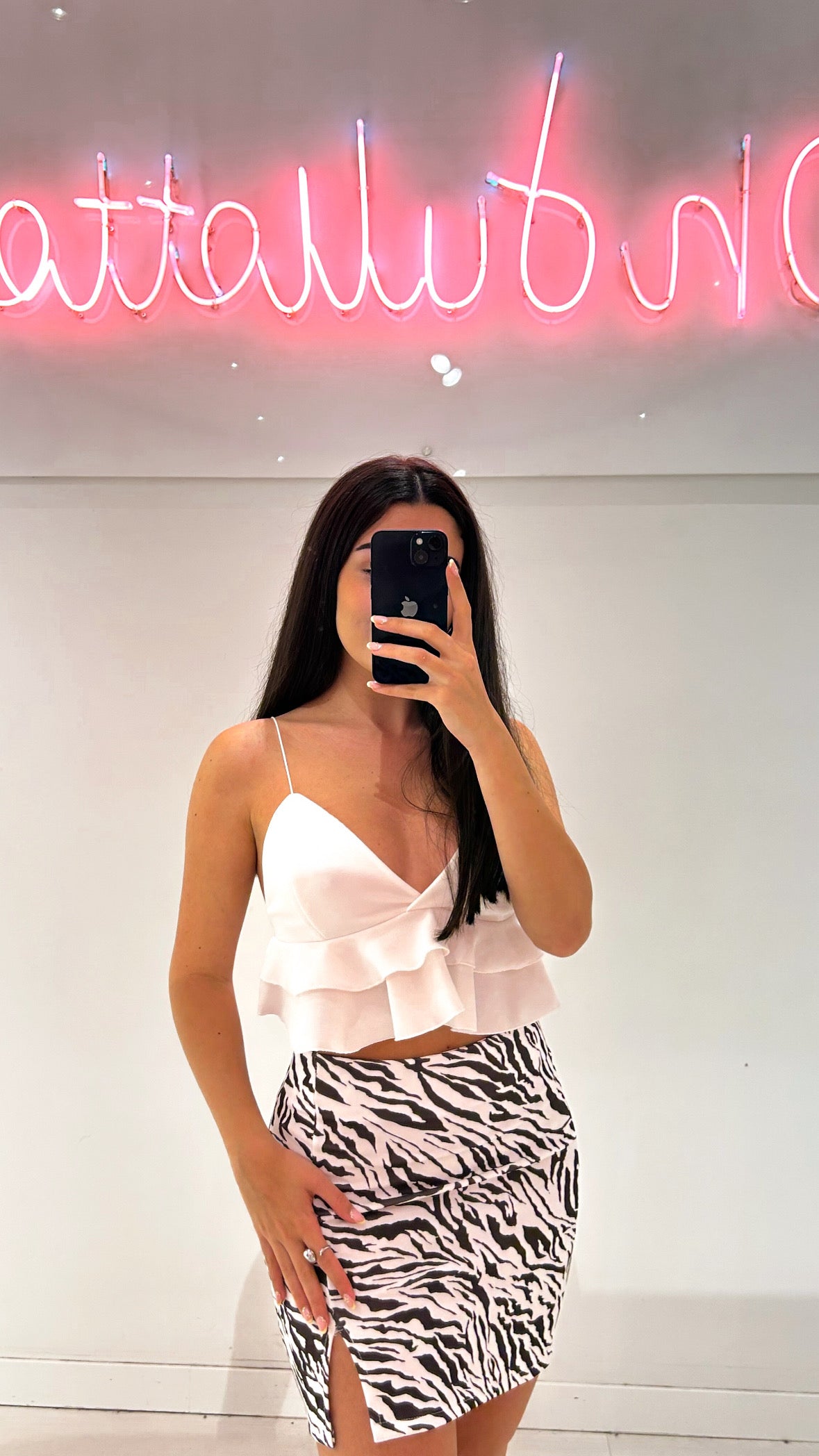 Zebra skirt