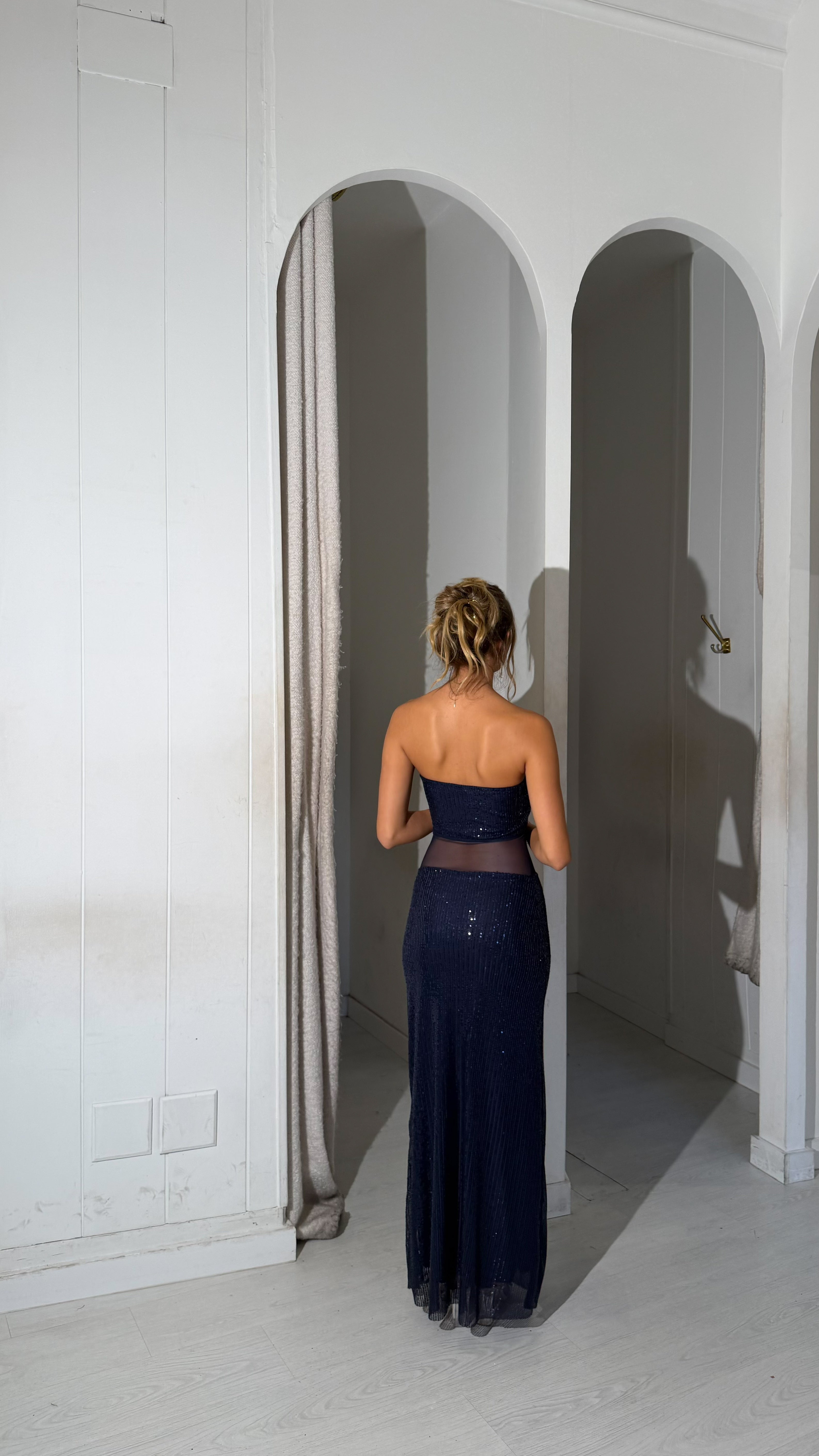 Claus dress - azul marino