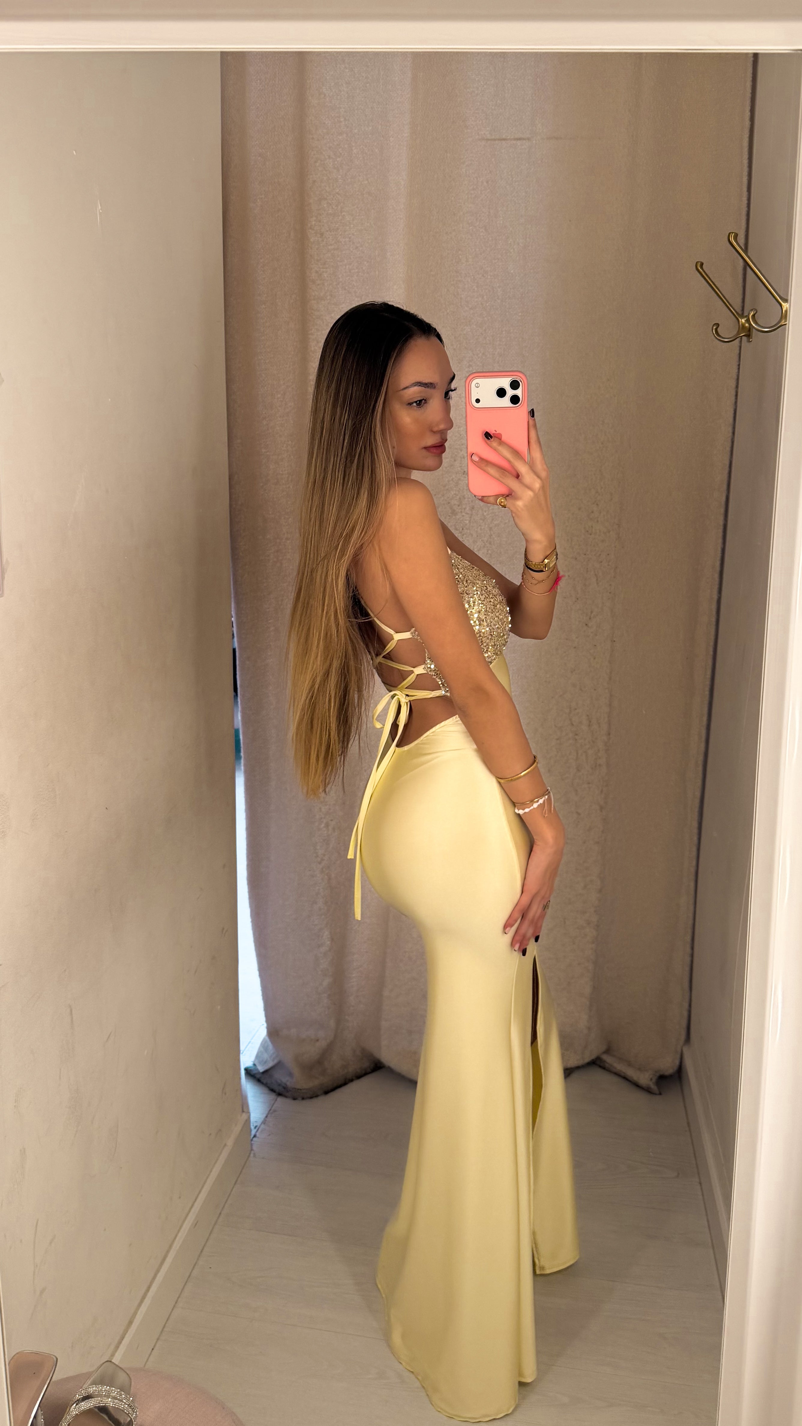 Ariel dress - mantequilla