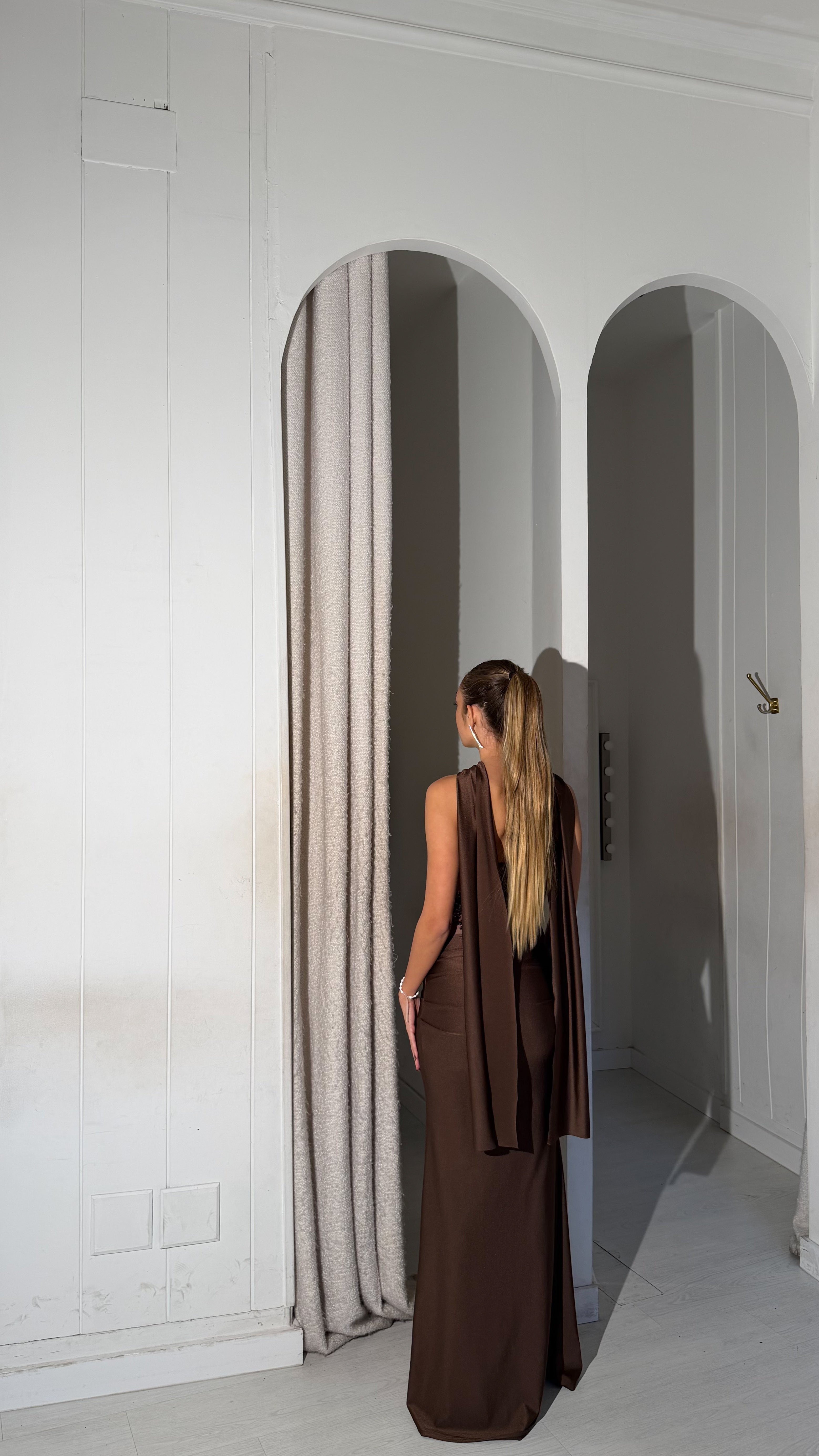 Crystal dress - marrón