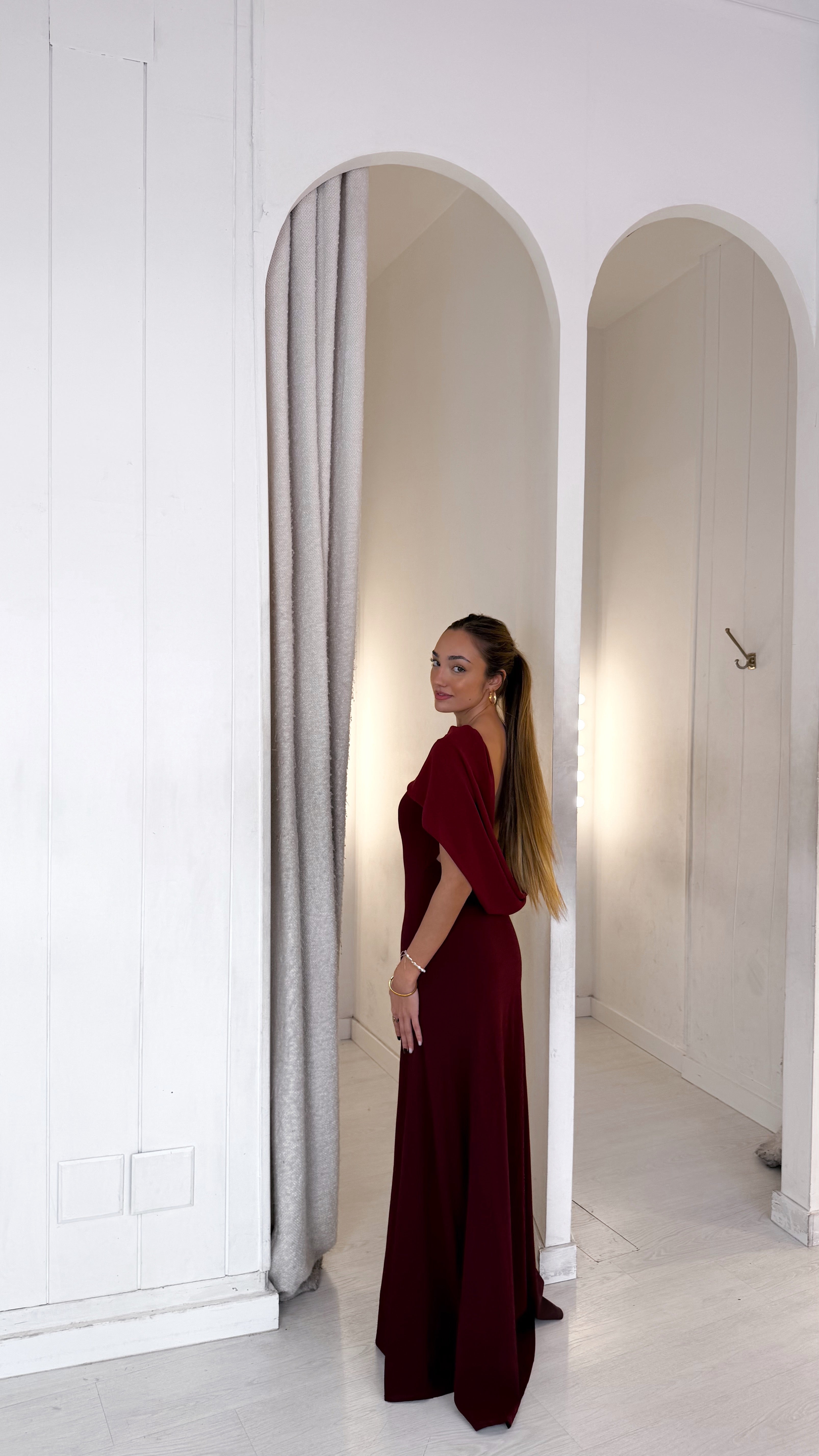 Portofino dress - burdeos