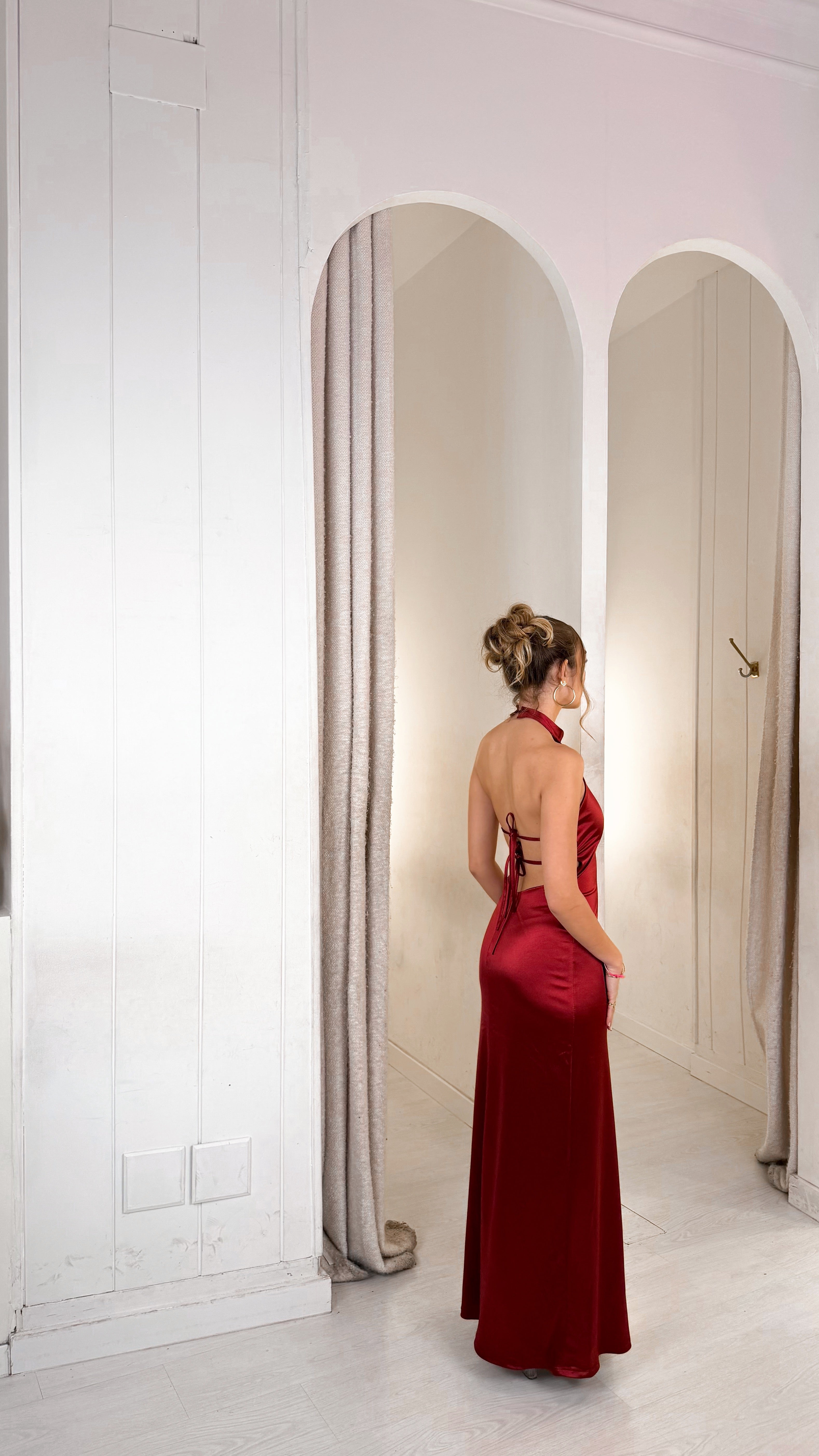 Cherry dress - burdeos